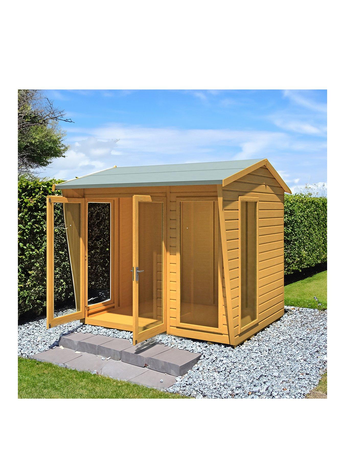 Product photograph of Shire Burghclere 8 X 6ft Summerhouse from very.co.uk