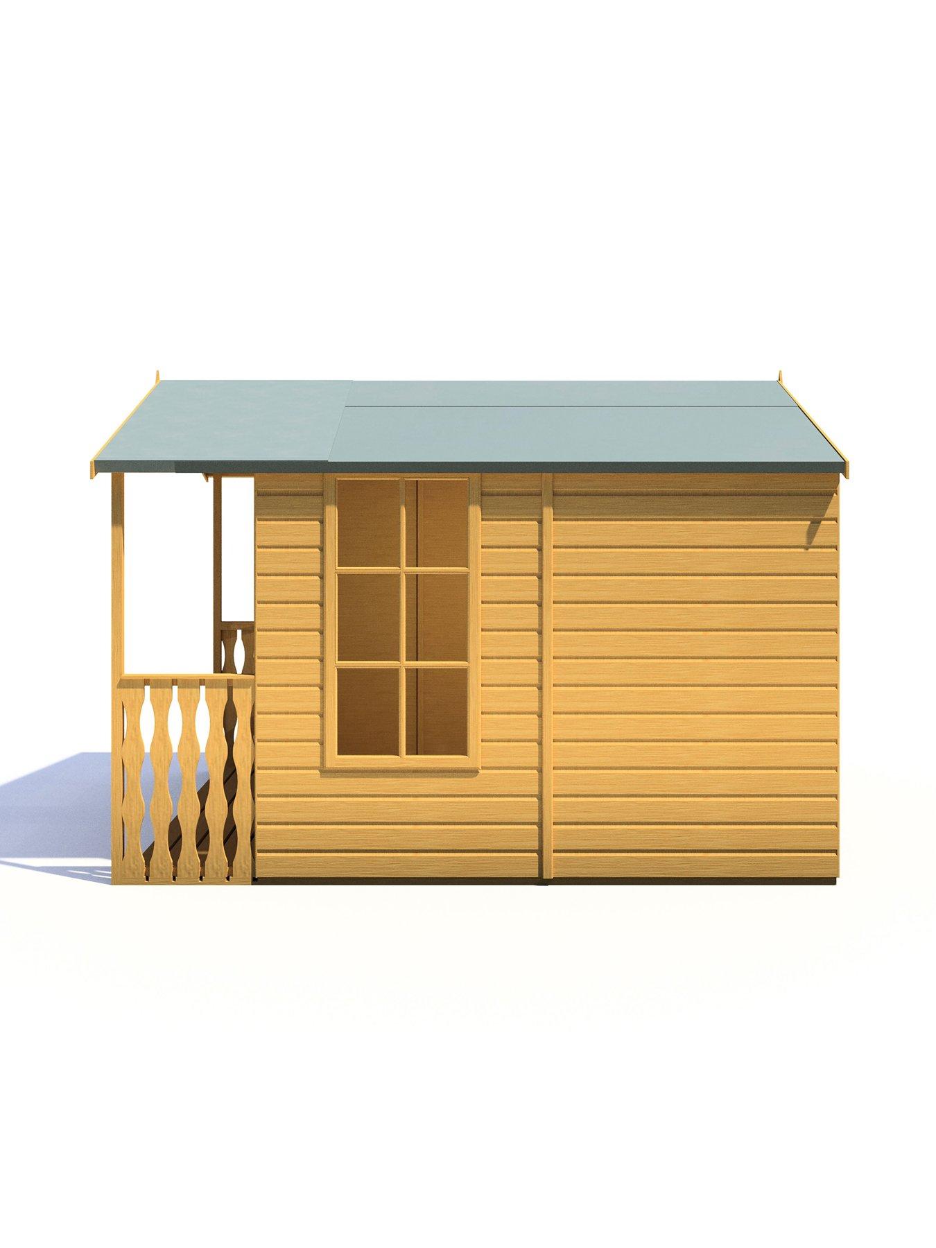 Image 7 of 7 of Shire Delmora 8x10ft Summerhouse With Veranda