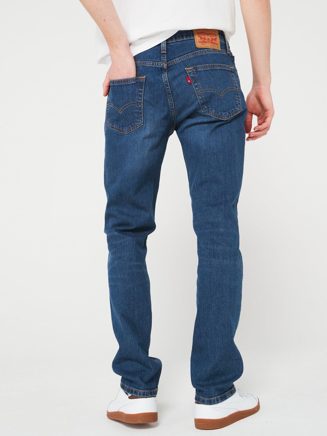 Levi's 511 Slim Fit Jeans - Worn In - Blue | Very.co.uk