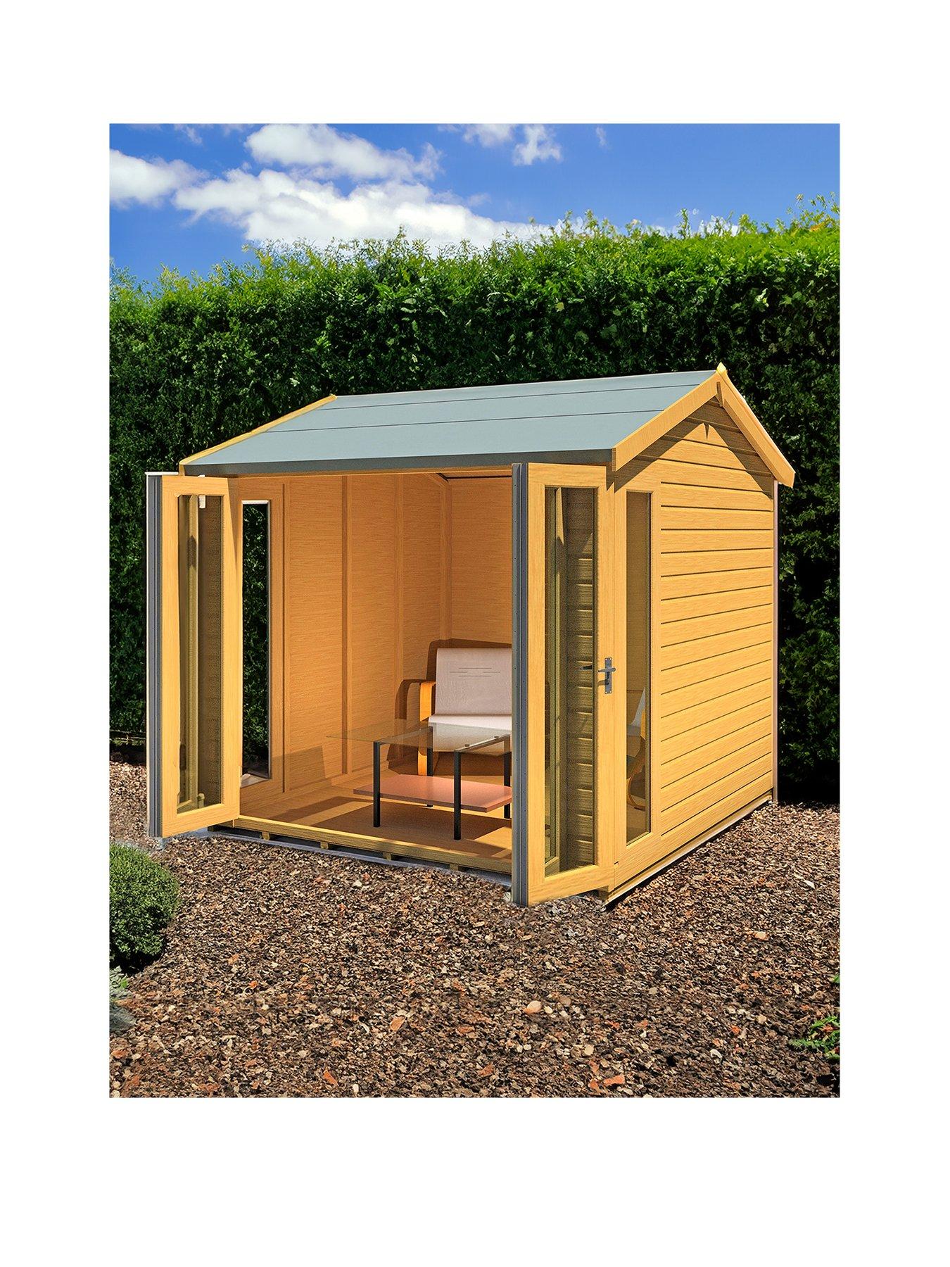 Product photograph of Shire Blenhiem 8 X 8 Summerhouse from very.co.uk