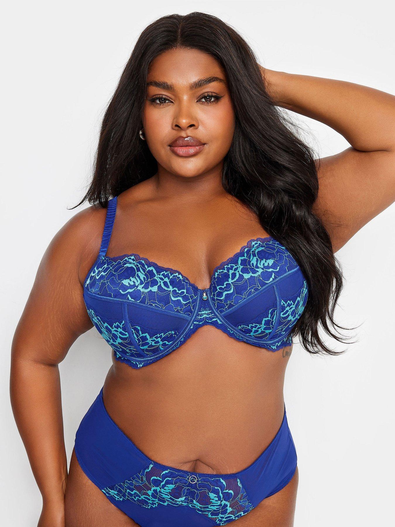 undefined Curve Ivy Contrast Lace Plunge Bra