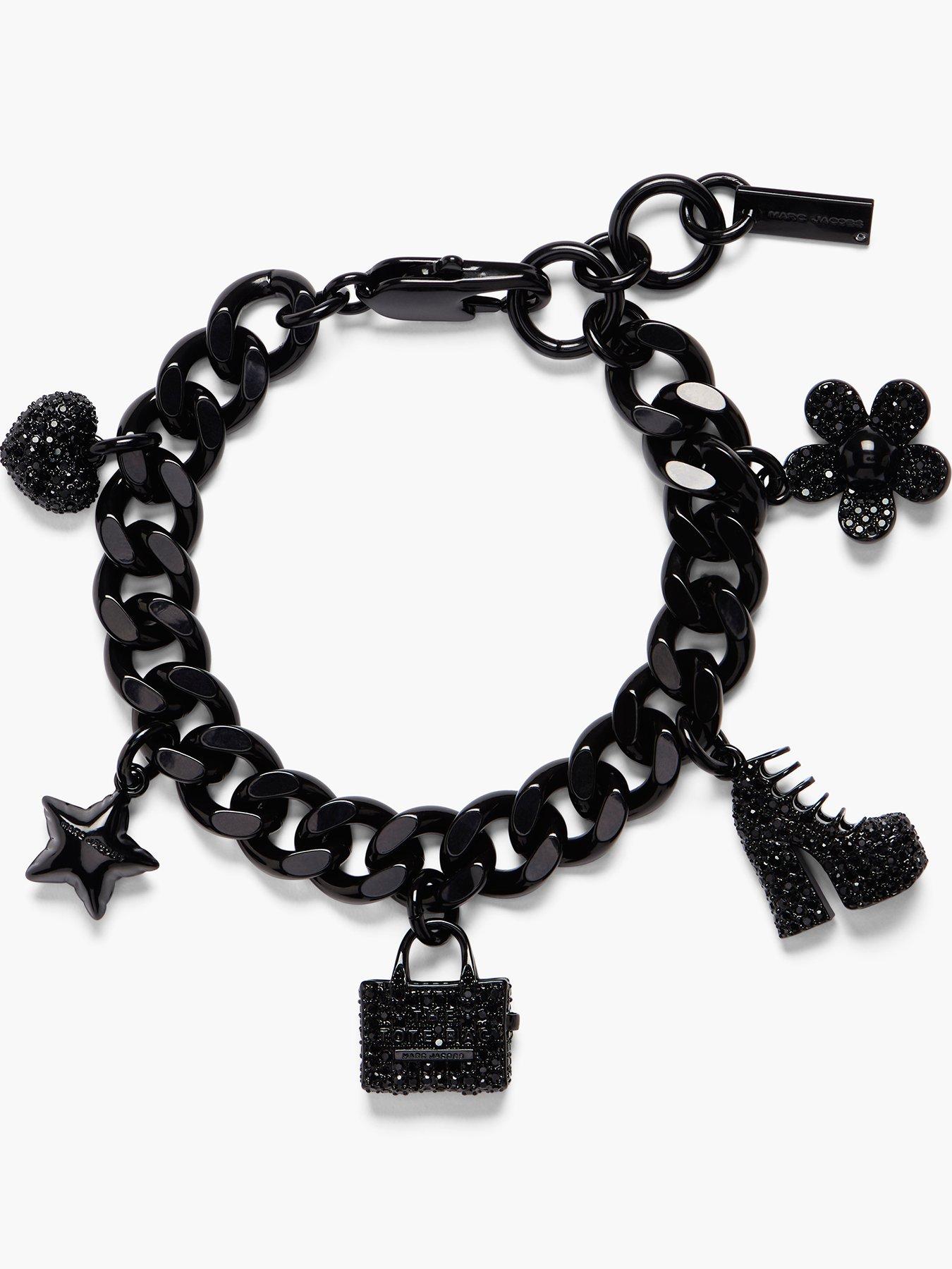 MARC JACOBS Mini Icon Pave Charm Bracelet