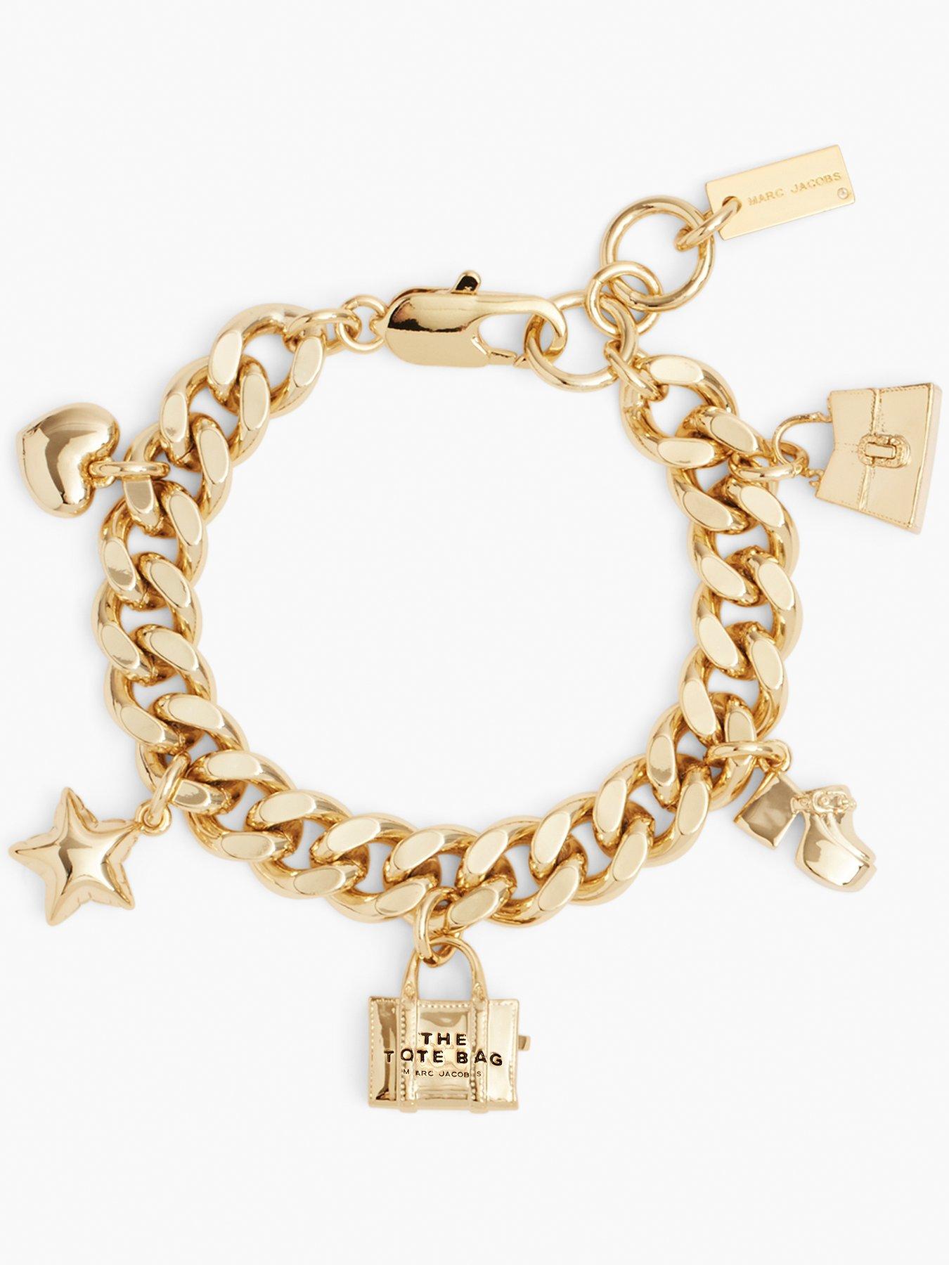 Product photograph of Marc Jacobs Mini Icon Charm Bracelet from very.co.uk