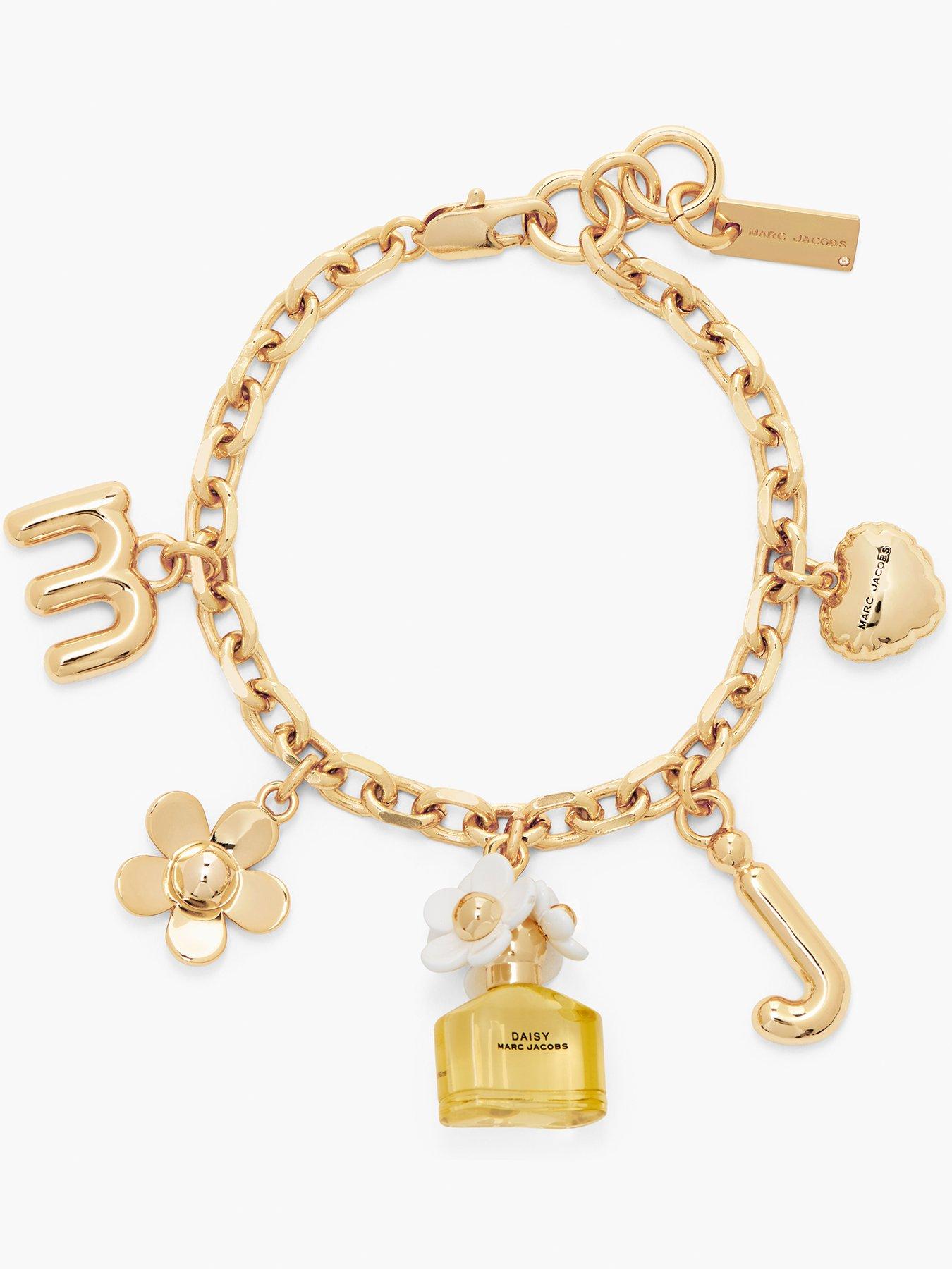 Product photograph of Marc Jacobs Daisy Charm Bracelet from very.co.uk