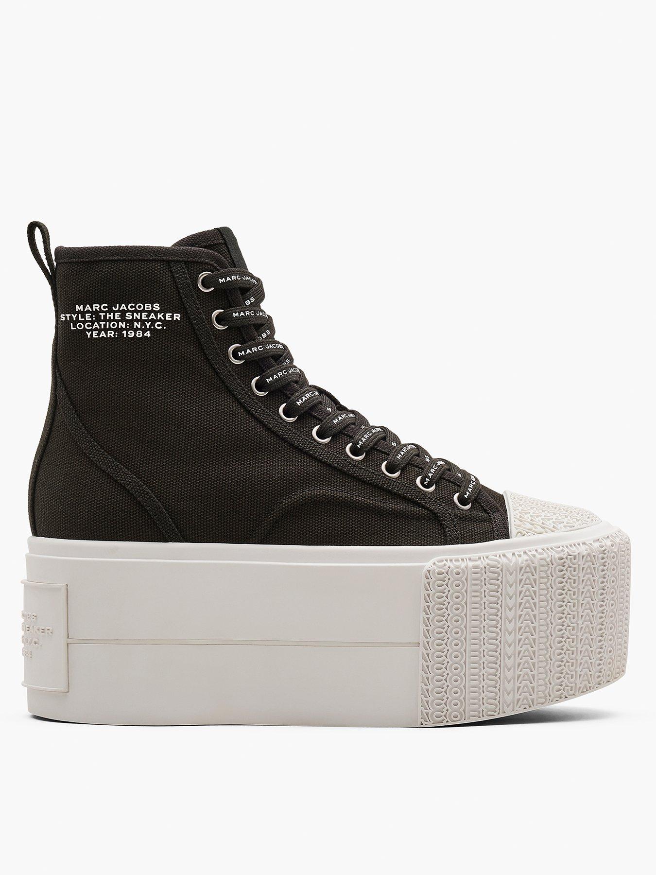 The High Top Platform Sneaker Black