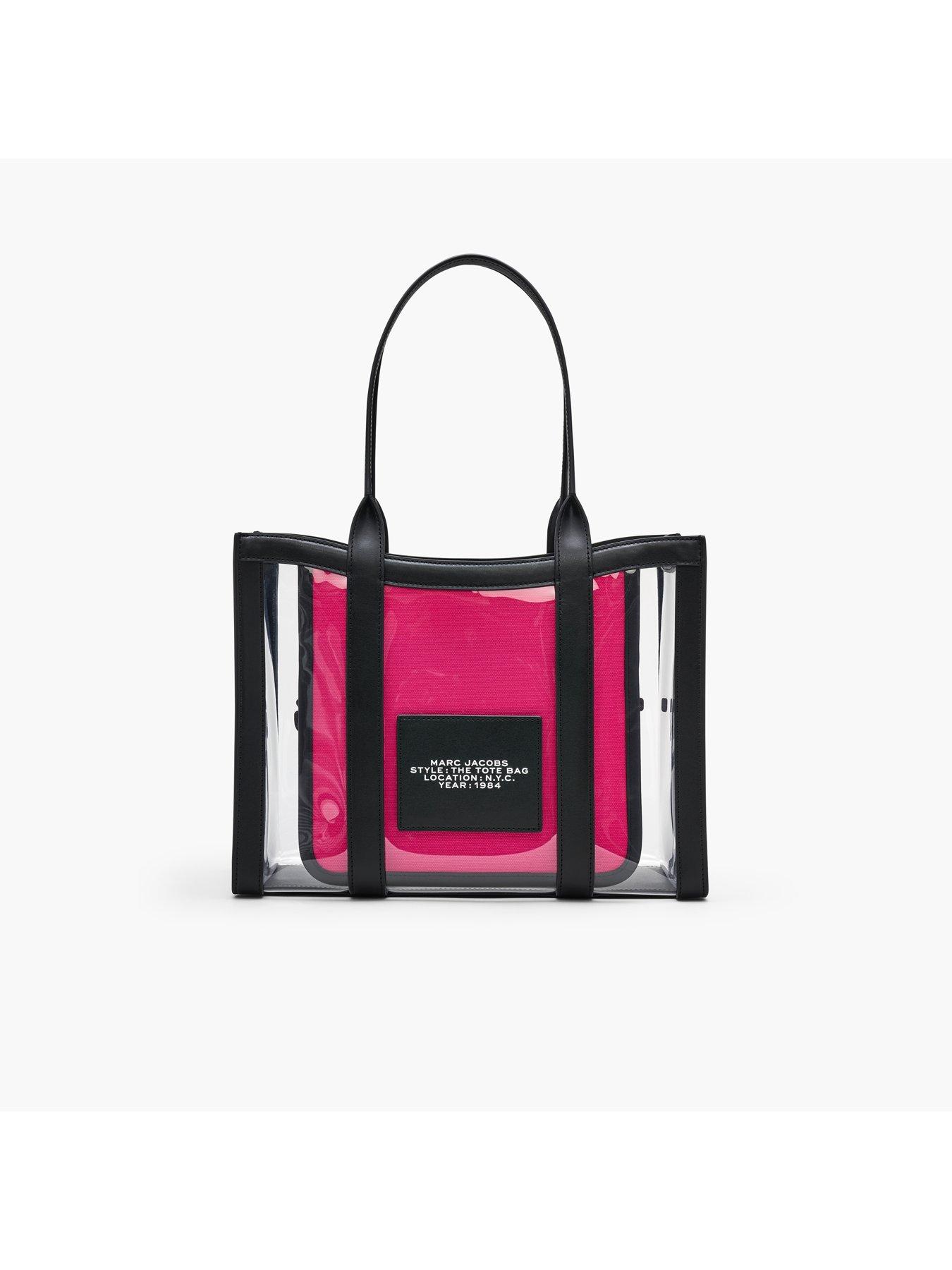 Black clear tote bag hotsell