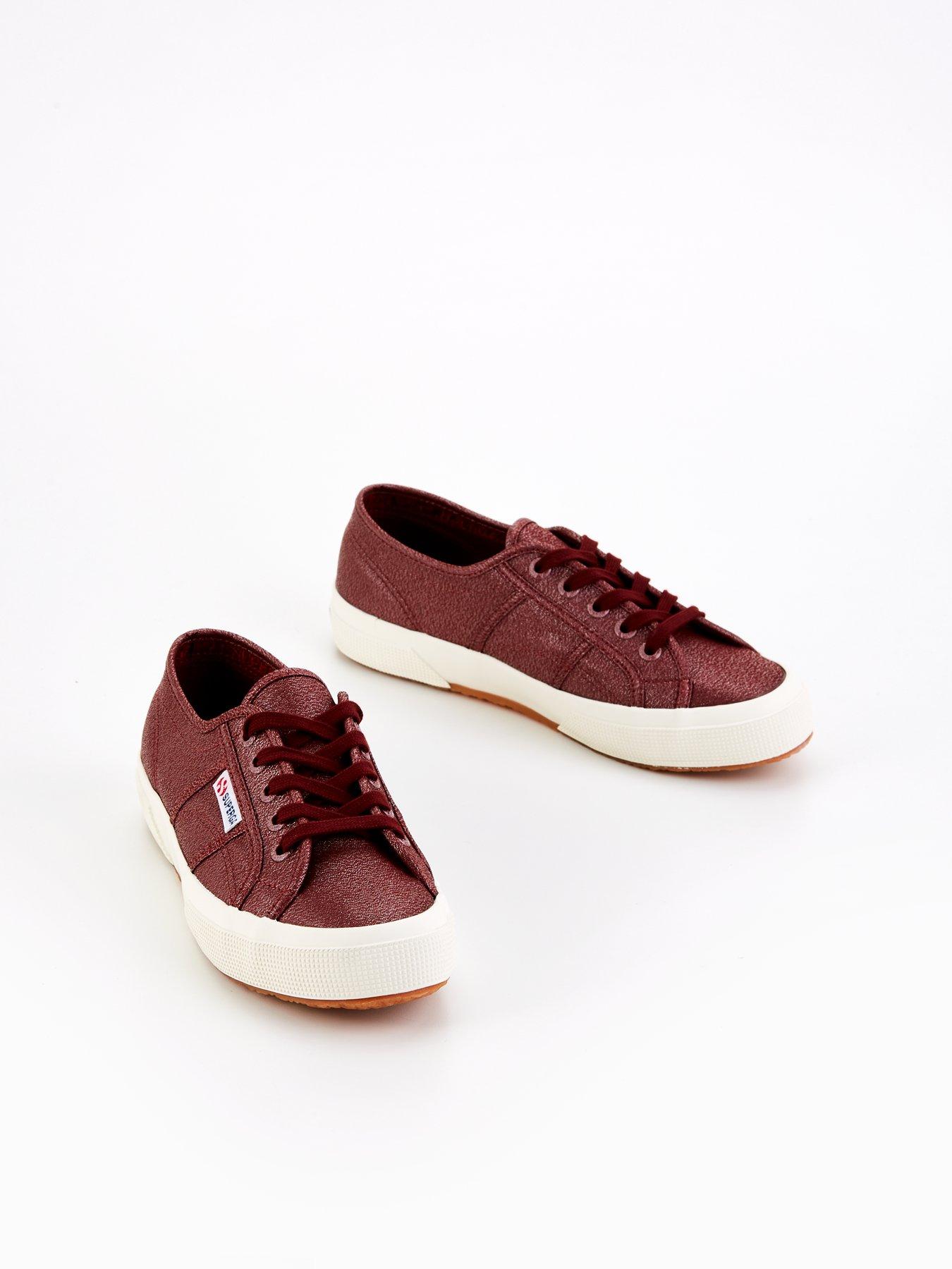 SUPERGA 2750 Lamew Plimsoll Red Bordeaux F Avorio Very