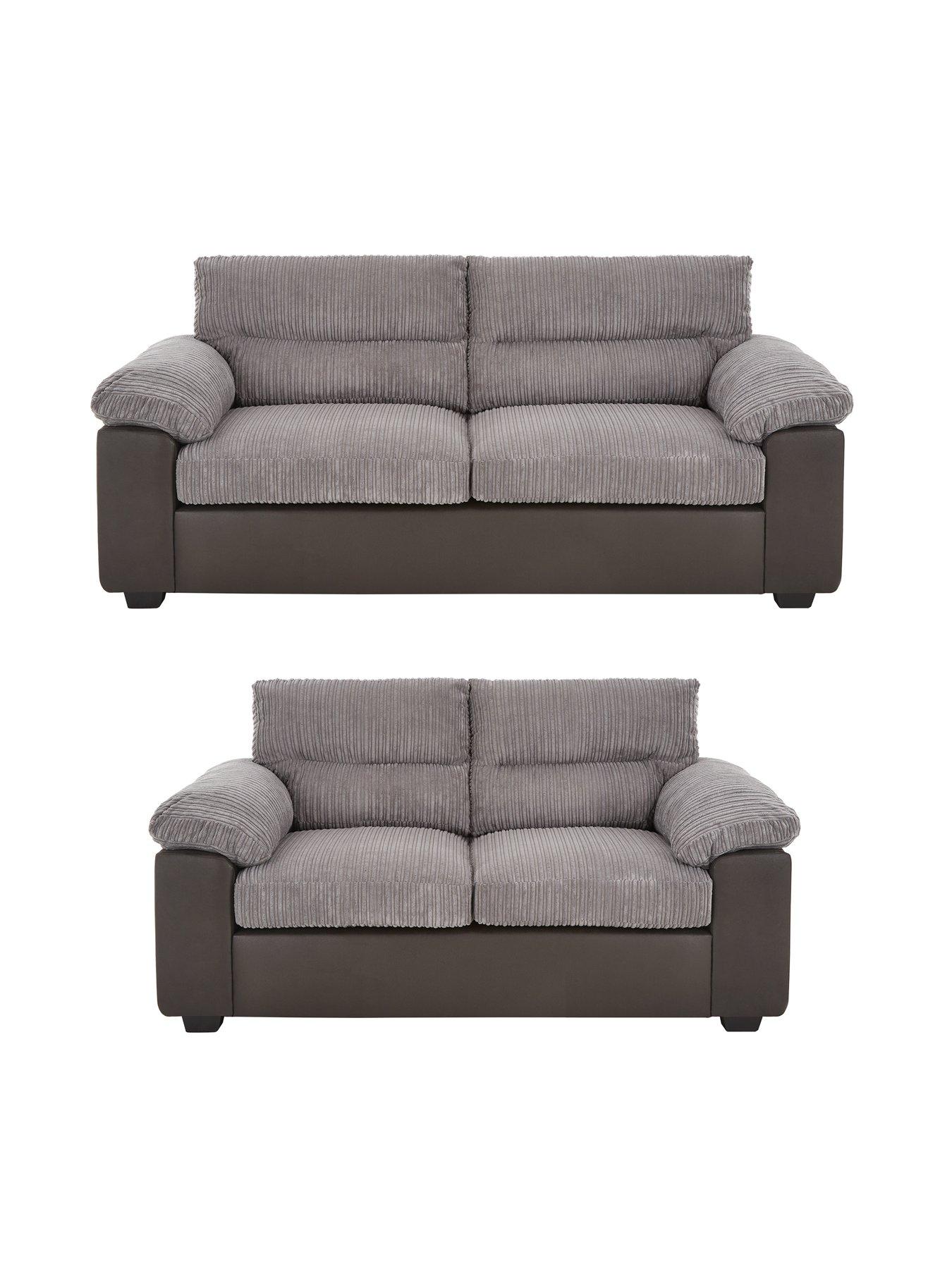 The Very Collection Armstrong 3 + 2 Seater Sofa Set (Buy  &  SAVE!) - Grey