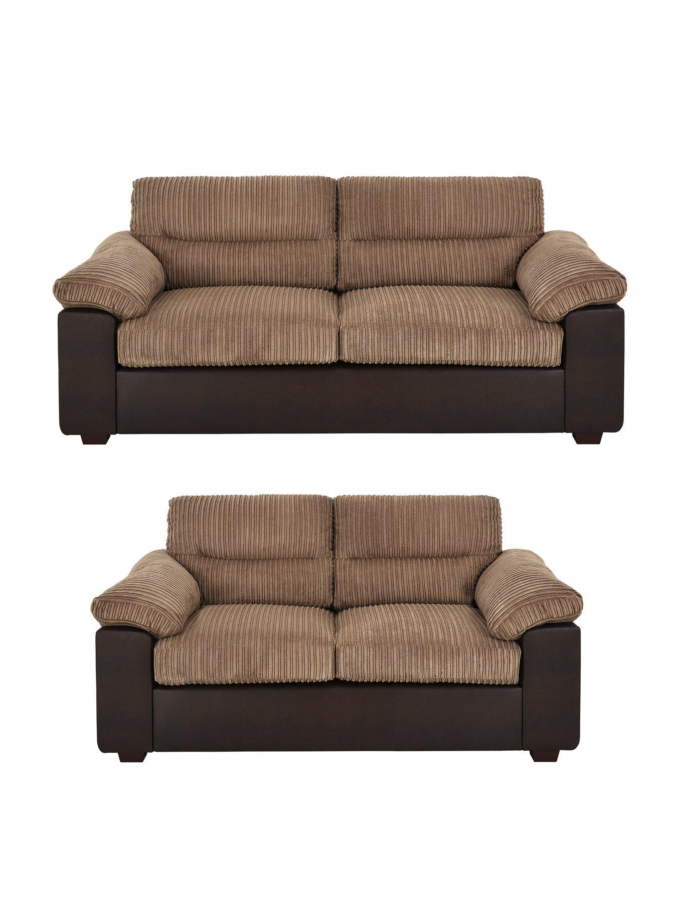 undefined Armstrong 3 + 2 Seater Sofa Set (Buy  &  SAVE!) - Brown - FSC® Certified