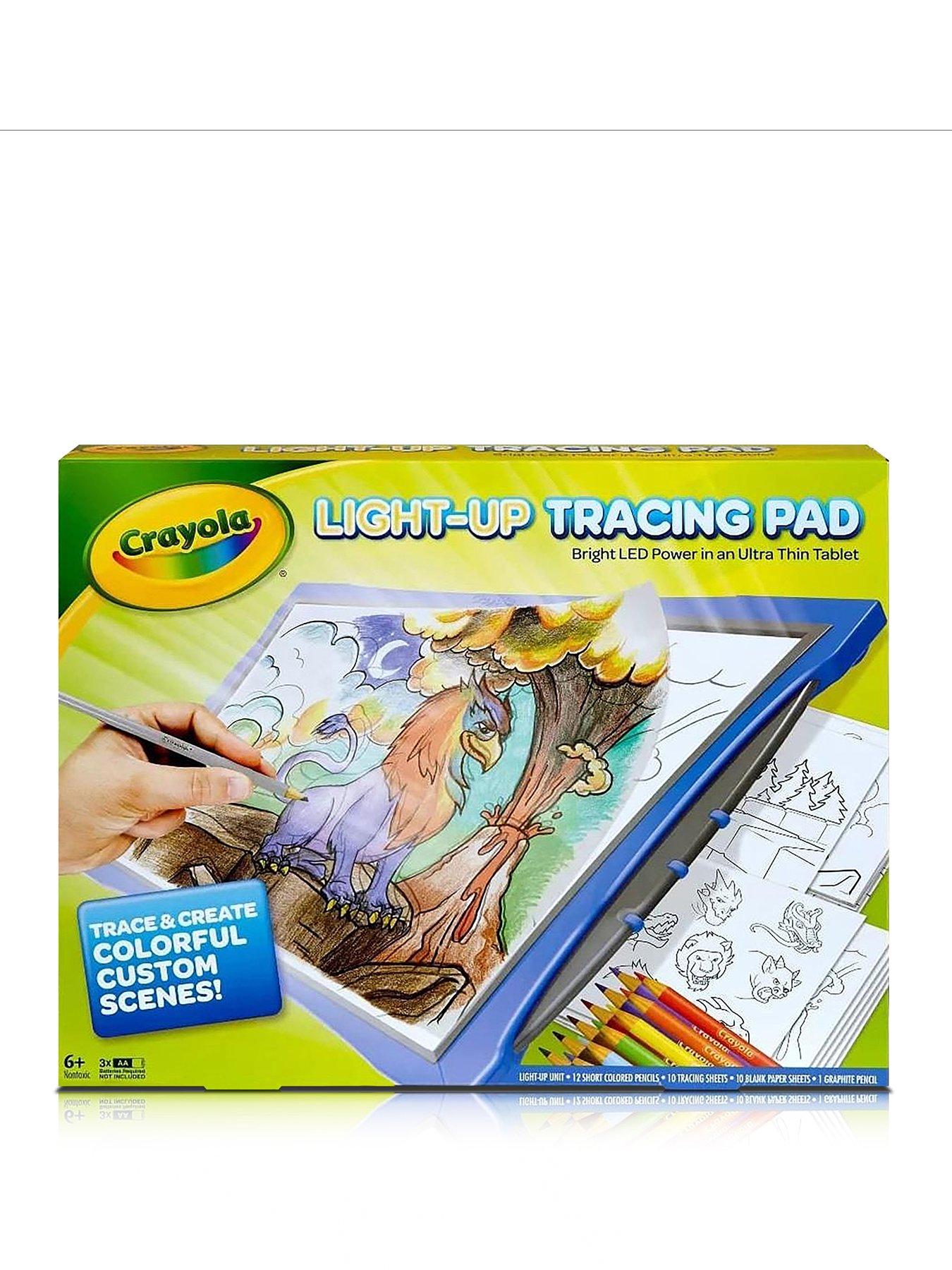 Crayola LIGHT UP TRACING PAD Magical Creatures Very