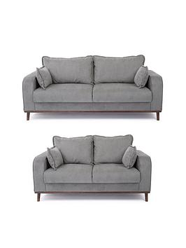 Product photograph of Very Home Beata 3 2 Seater Sofa Set Buy Amp Save - Fsc Reg Certified from very.co.uk