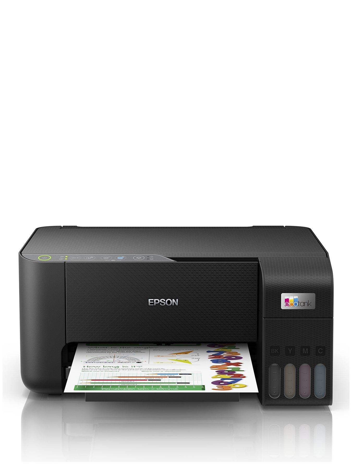 Epson EcoTank ET-2860 A4 Multifunction Wi-Fi Ink Tank Printer, With Up To 3 Years Of Ink Included
