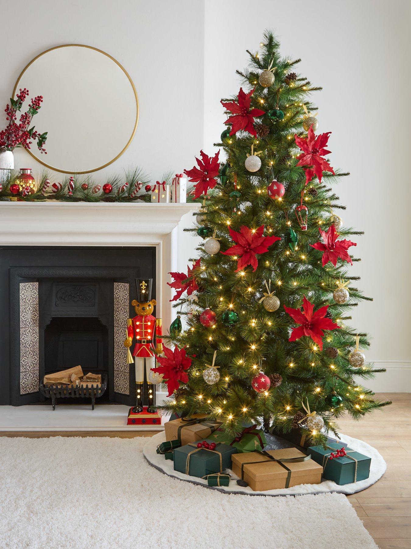 Product photograph of Very Home 6ft Pre-lit Merrydown Christmas Tree from very.co.uk