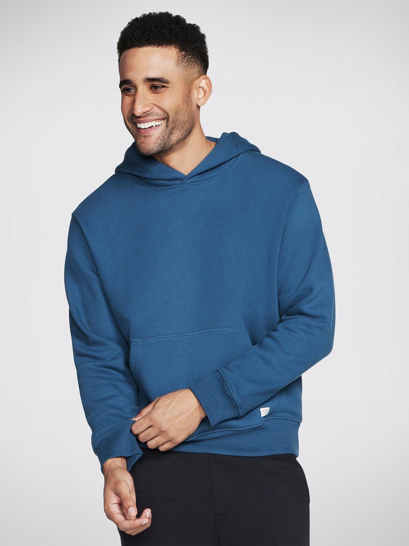 Skechers hoodie blue discount