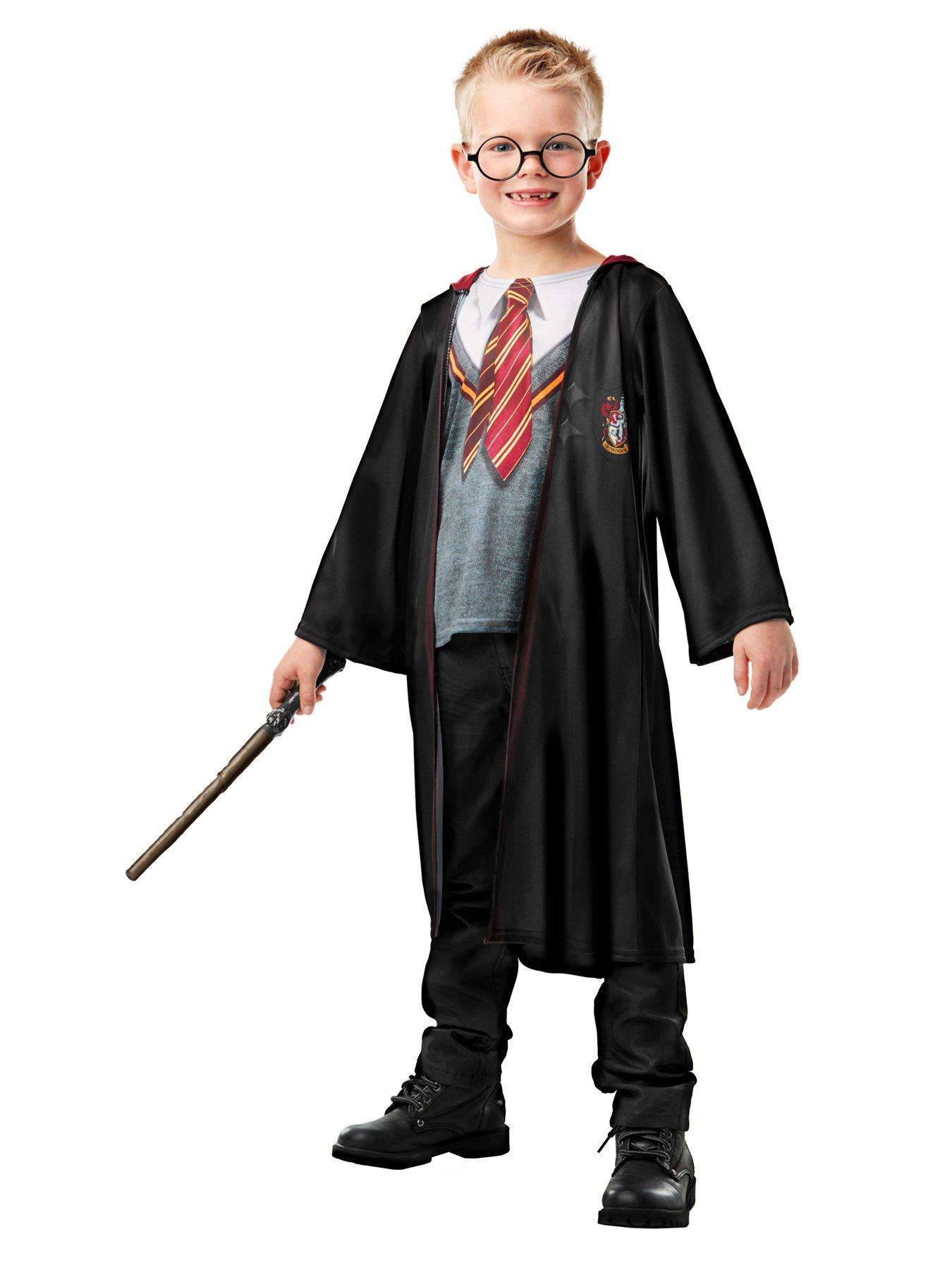 Image 1 of 4 of Harry Potter Deluxe Harry Potter Gryffindor Robe Costume