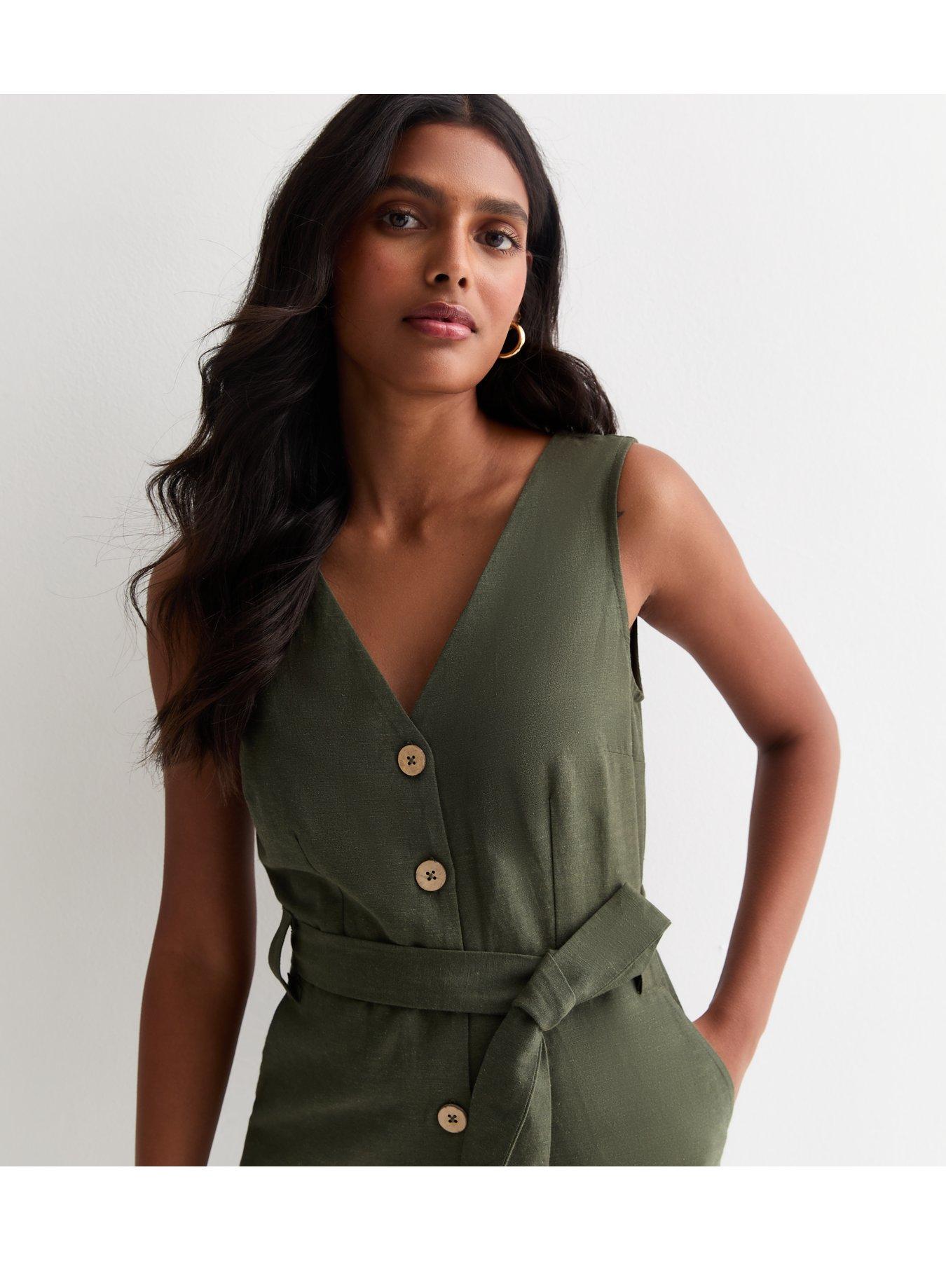 New look utility button through jumpsuit clearance