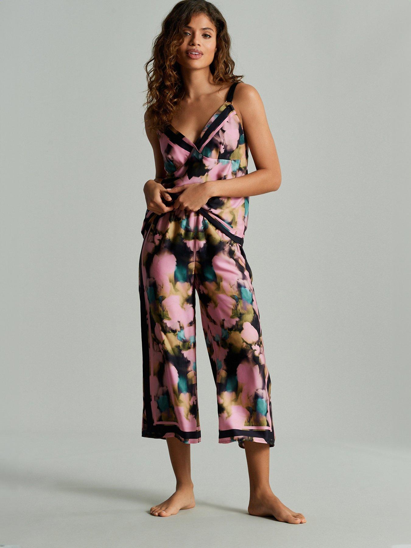 B By Ted Baker B By Baker Leo Printed Cami & PJ Set - Pink | Very.co.uk