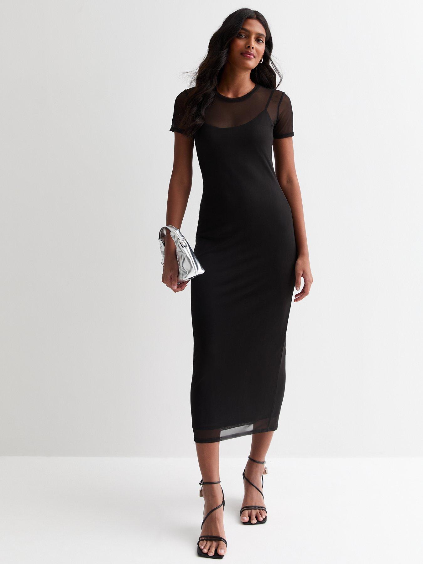 Cap sleeve midi dress uk hotsell