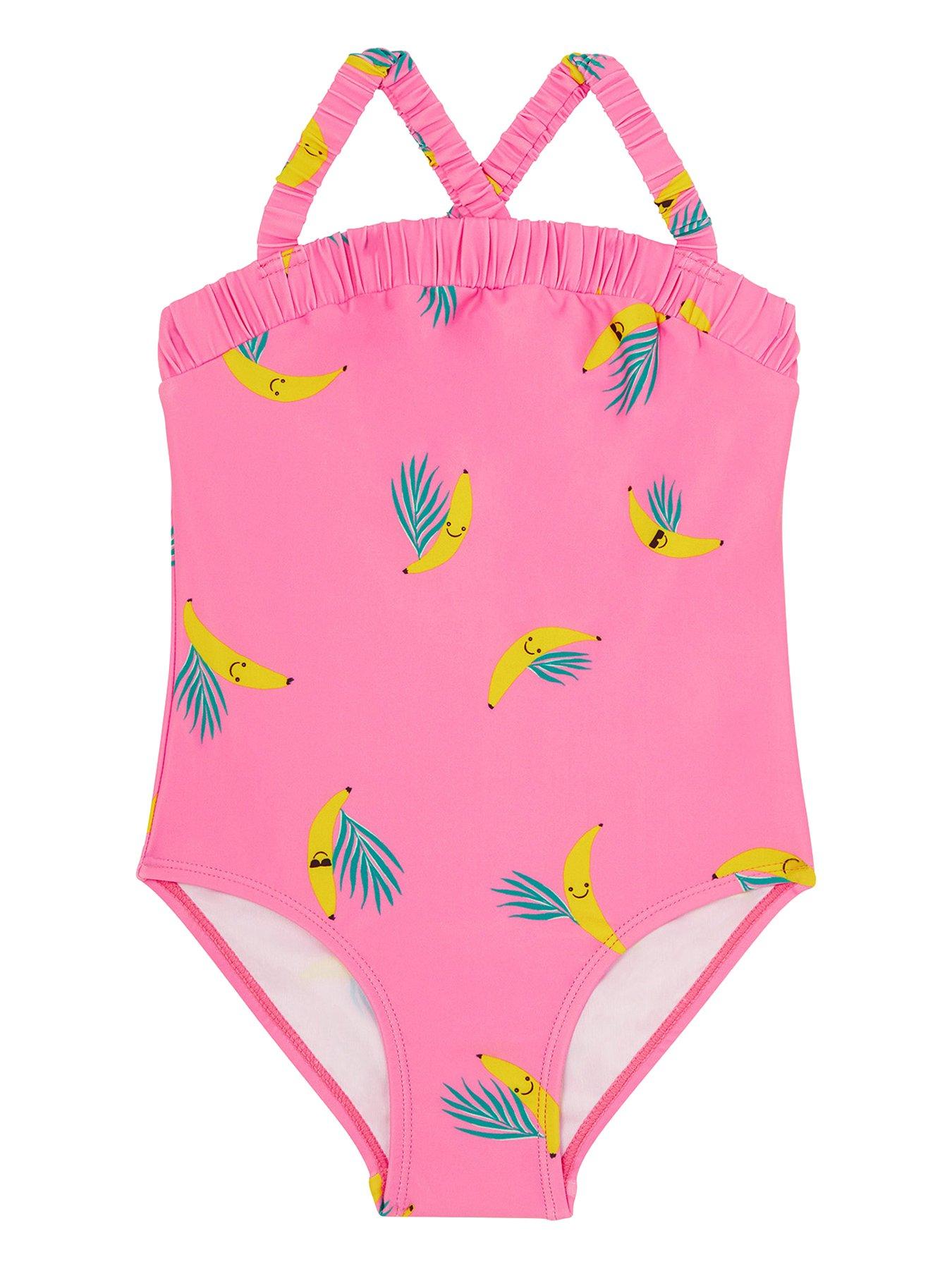 Girls Banana Swimsuit Pink