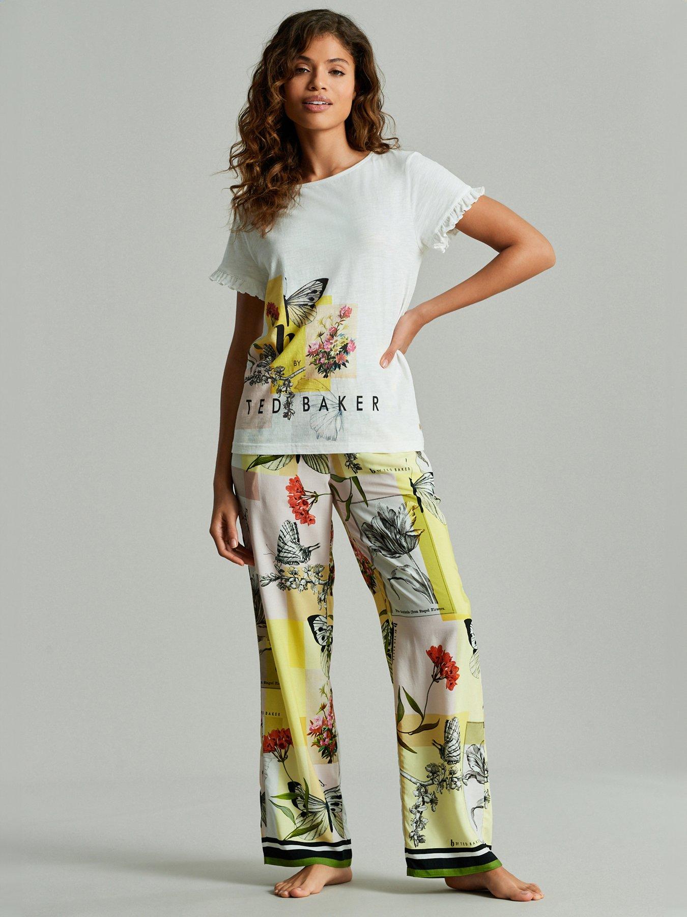 b-by-ted-baker-b-by-baker-butterly-placement-printed-jersey-pj-set-yellow