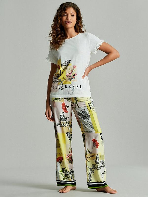 B By Ted Baker B by Baker Butterly Placement Printed Jersey PJ Set ...