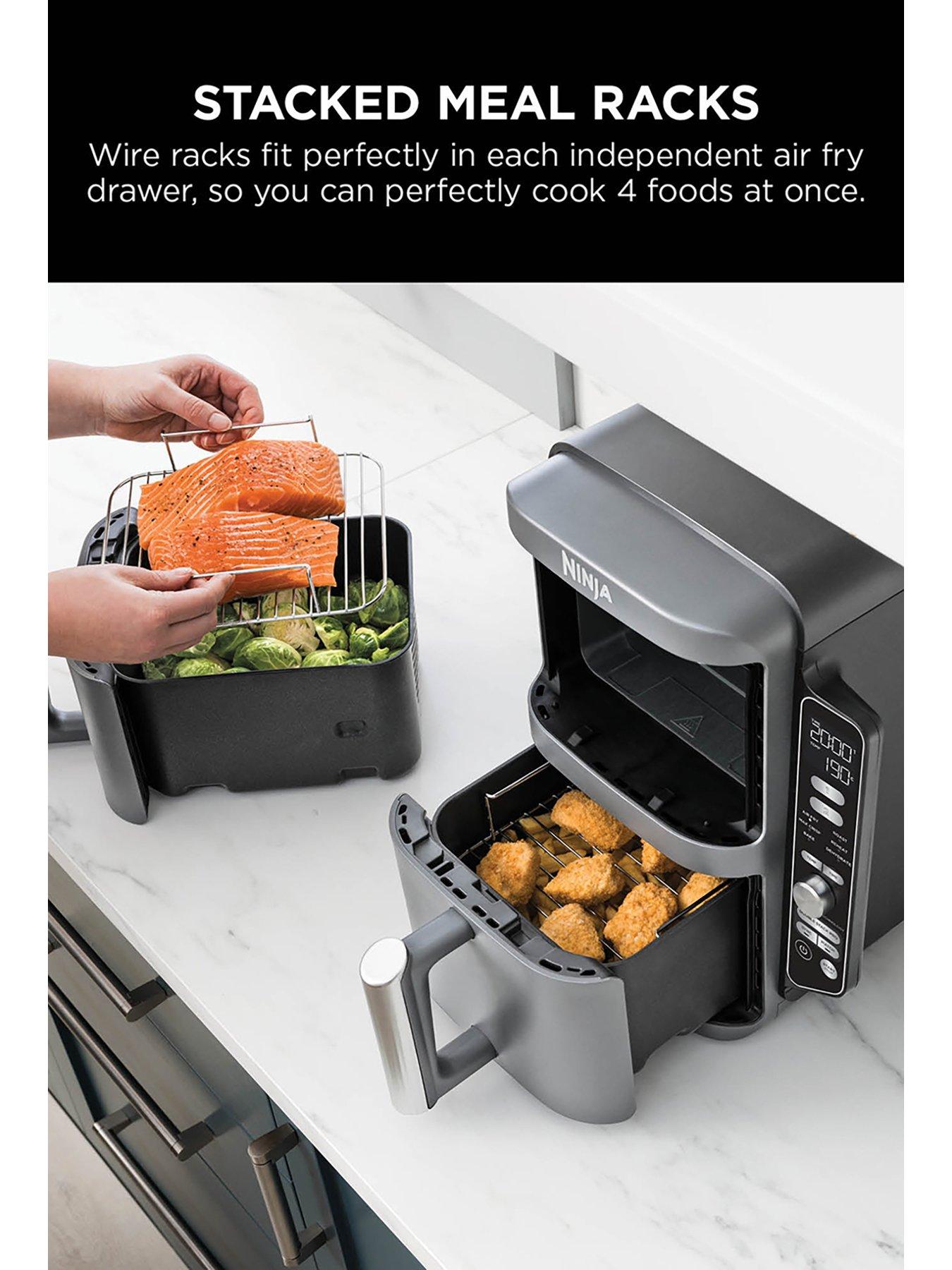 NINJA Double Stack XL 2-Drawer Air Fryer 9.5L SL400UK | Very.co.uk