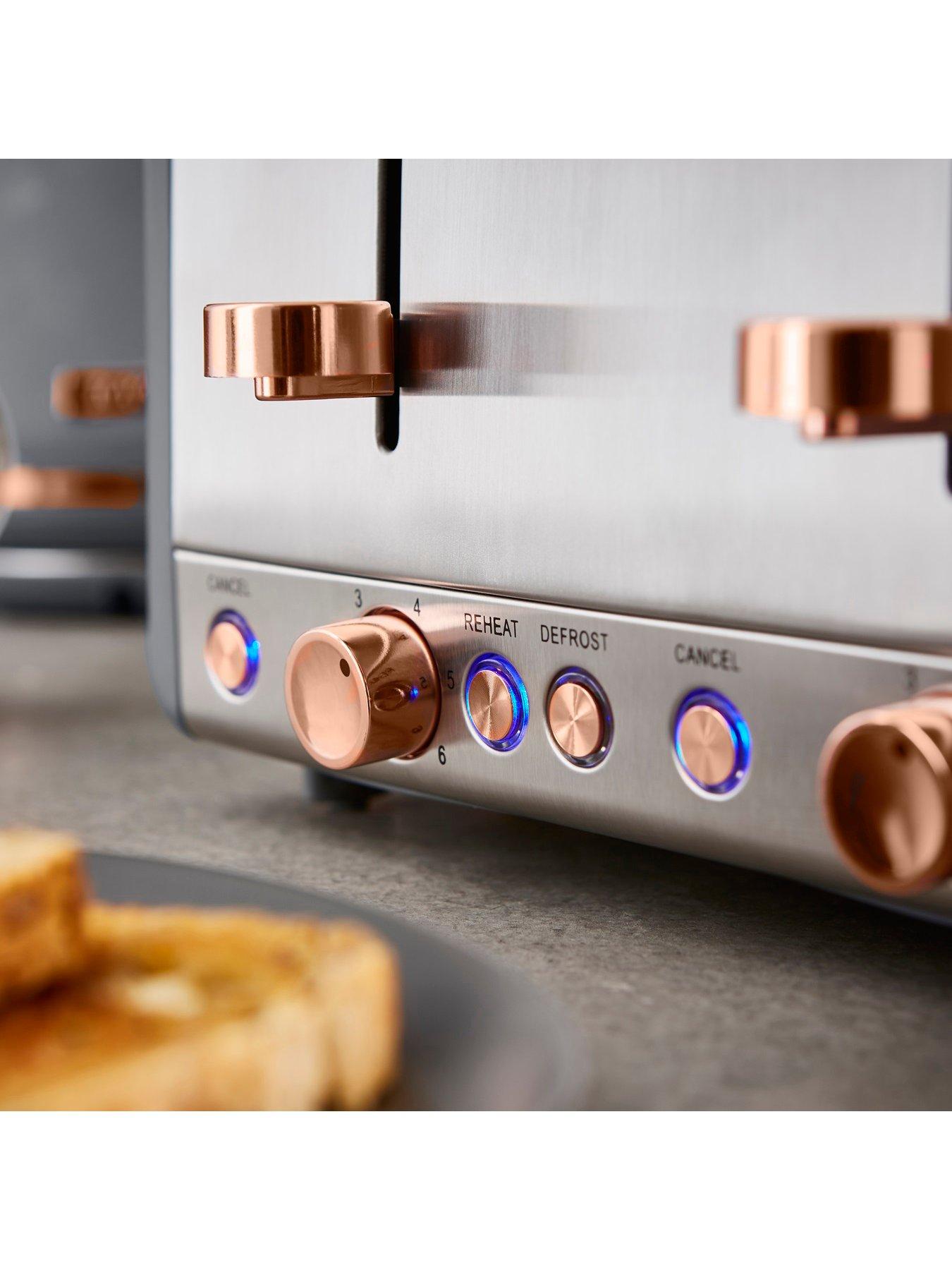 Image 6 of 7 of Tower Cavaletto Kettle &amp; 4-Slice Toaster Twin Pack -&nbsp;Grey