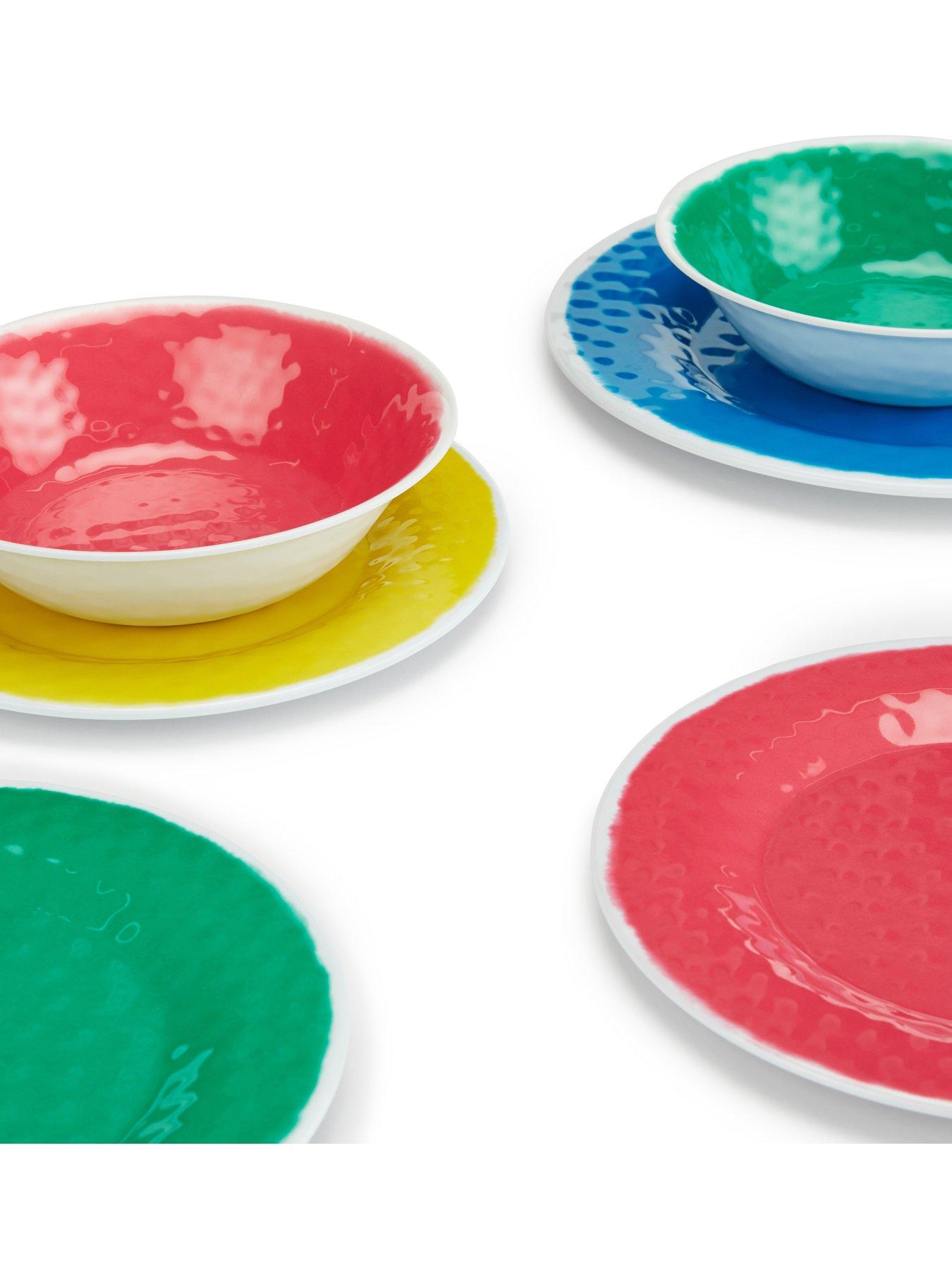 Image 3 of 3 of WATERSIDE Summer 12-Piece Melamine Dinner Set