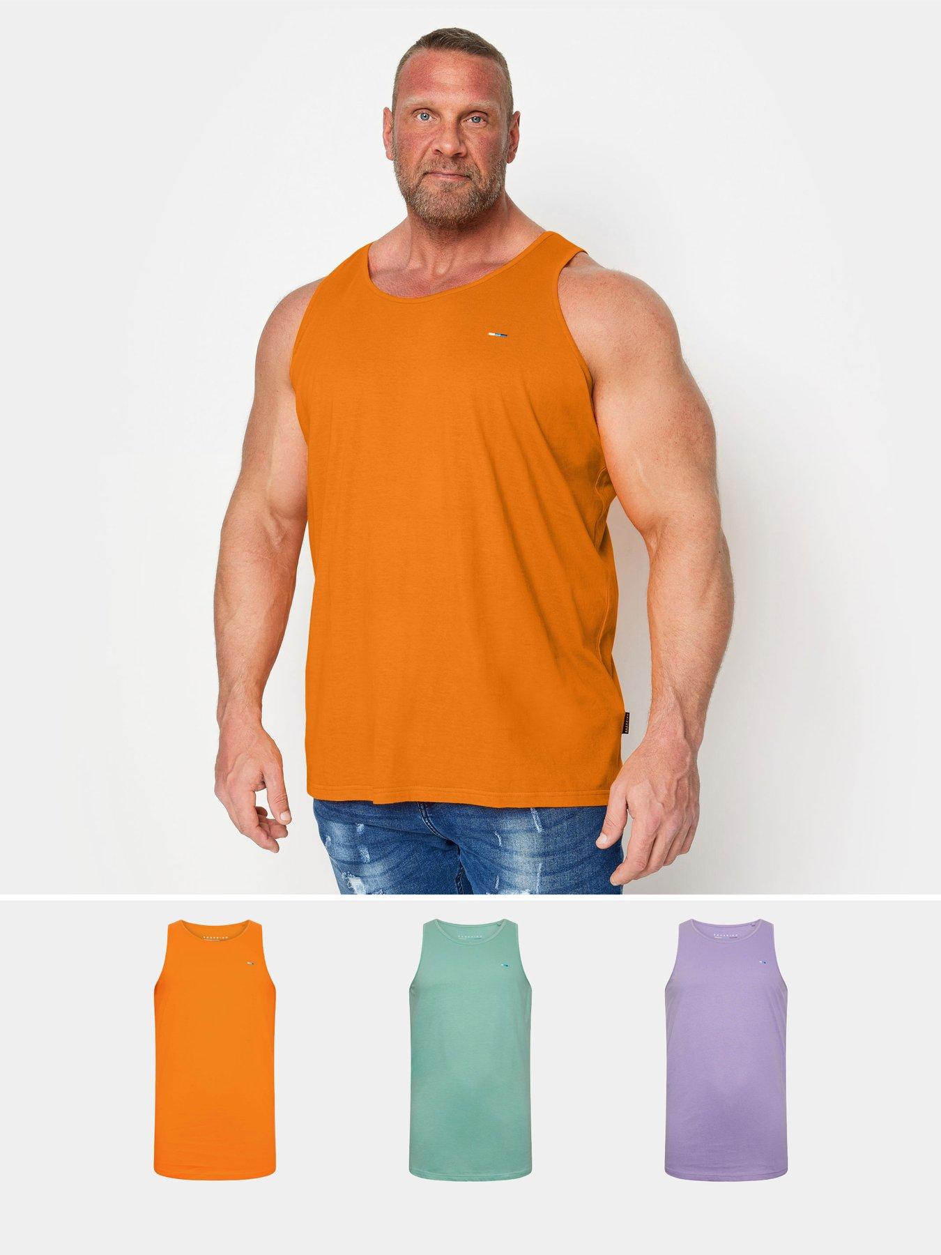 undefined 3 Pack of Sleeveless Vests - Multi