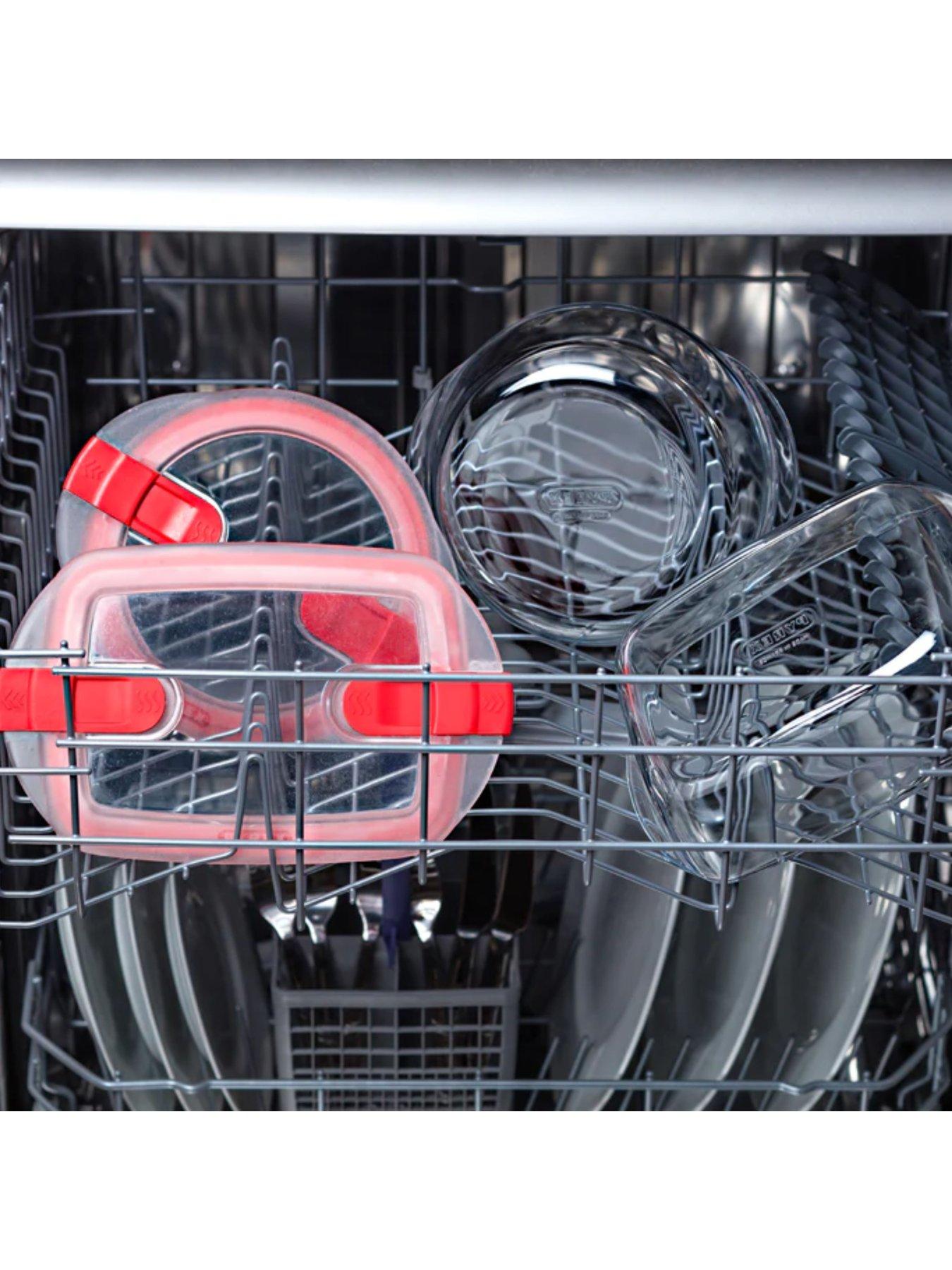 COOK & HEAT SET 2 RECHTH SCHALEN 28X20X8 (2,5L) + 23X15X4 (0,8 L) PYREX 913S065 (5