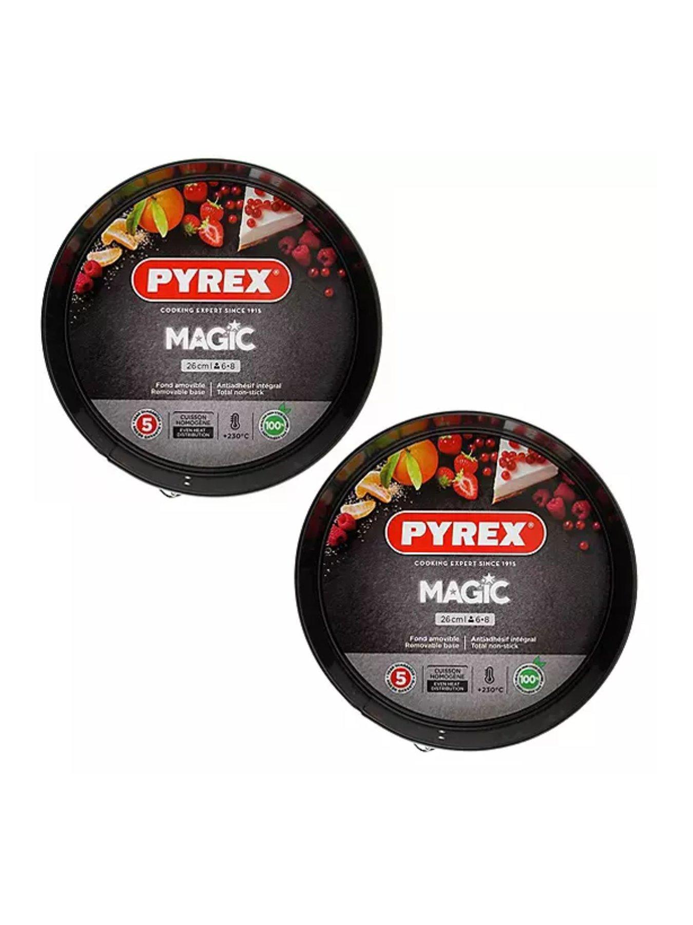 Product photograph of Pyrex Magic Set Of 2 Springform Cake Tins from very.co.uk