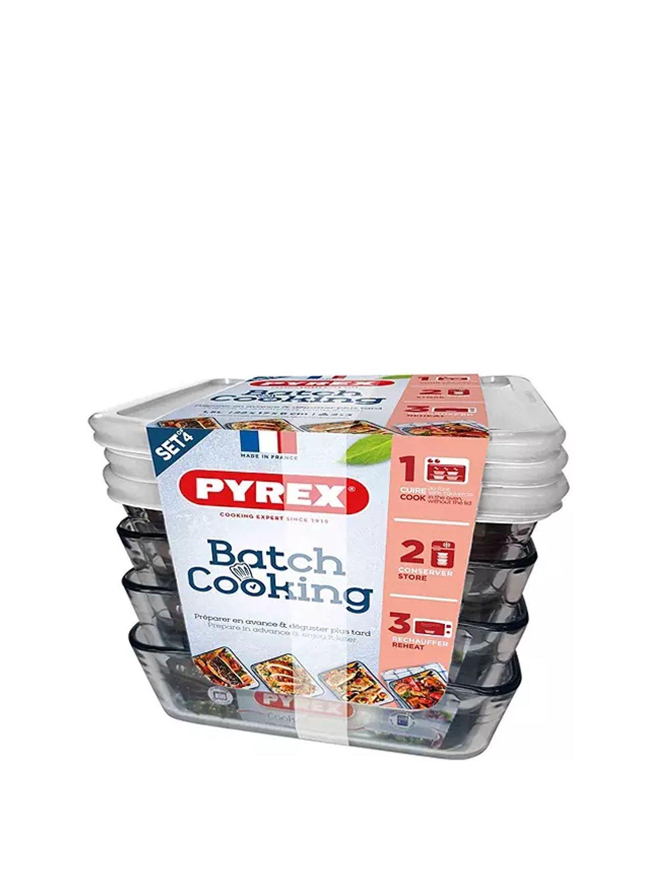 Image 2 of 4 of Pyrex Cook &amp; Freeze 4 Piece Storage Set