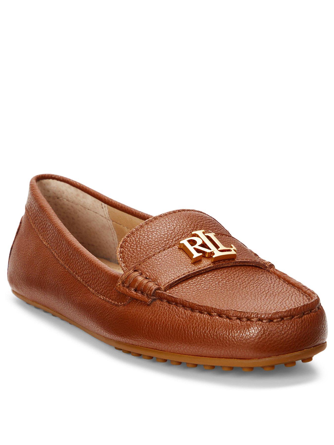 Lauren by Ralph Lauren Barnsbury Flat Driver Brown Very