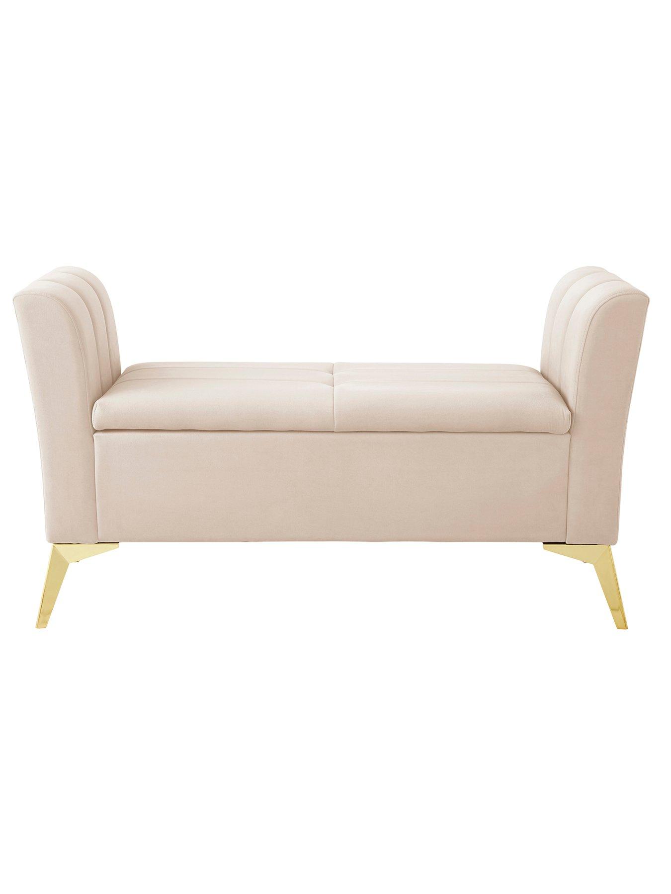 Image 3 of 4 of GFW Pettine Ottoman Storage Bench