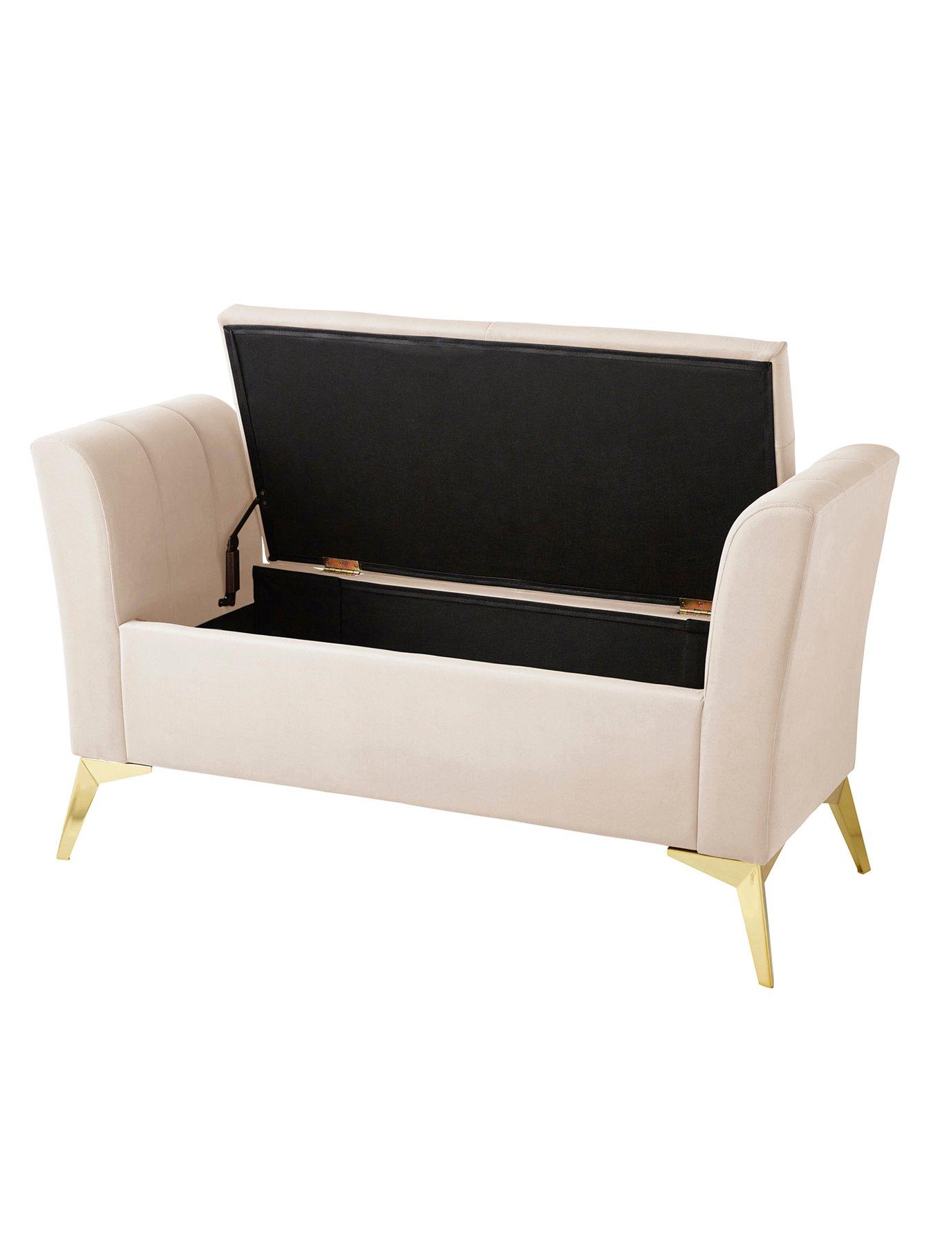 Image 4 of 4 of GFW Pettine Ottoman Storage Bench