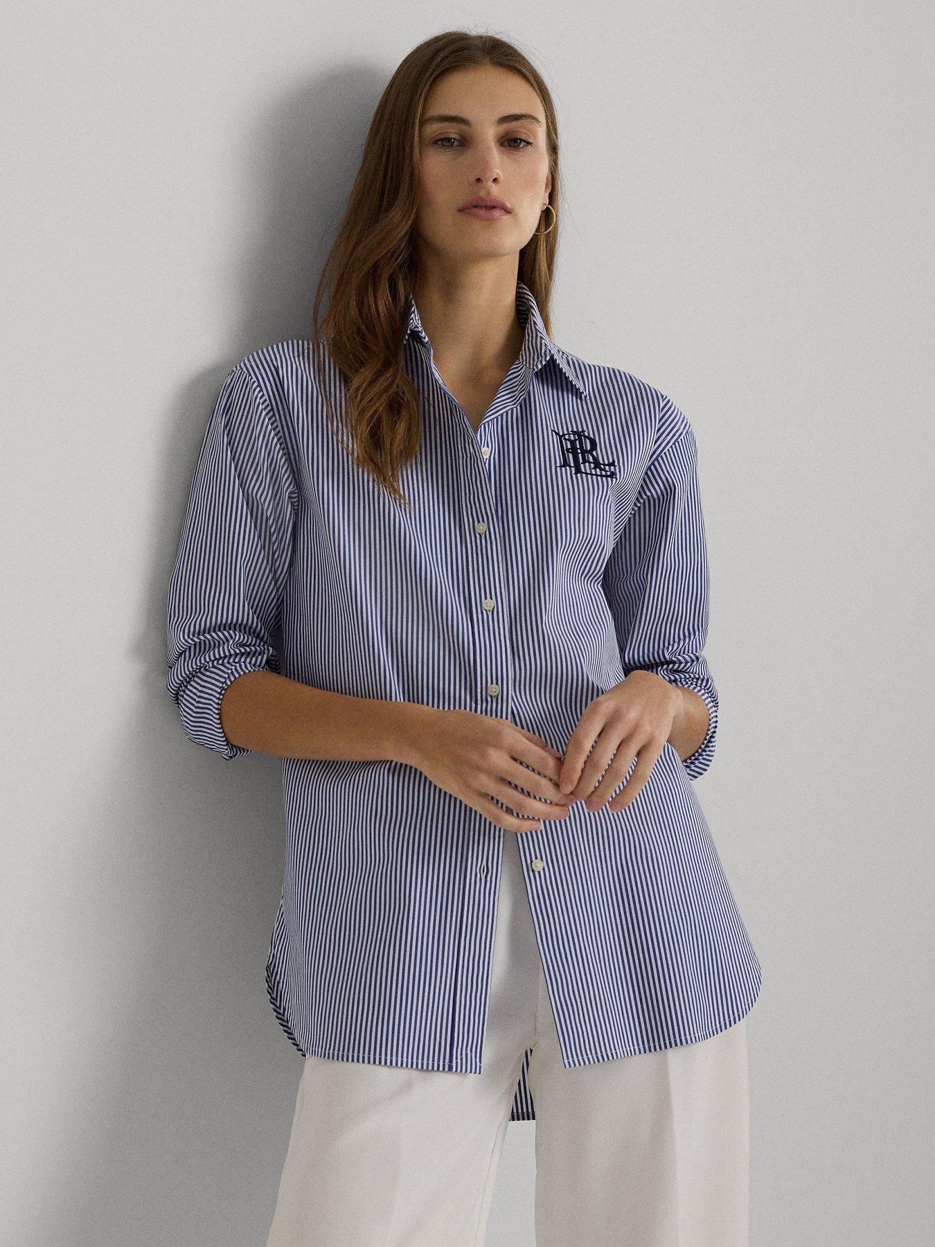 Womens ralph lauren button up shirts 2025