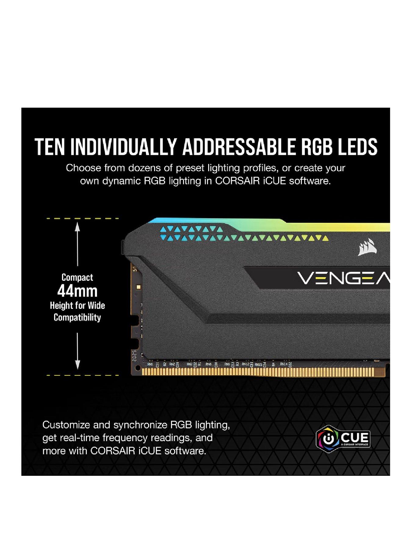 Image 3 of 6 of CORSAIR DDR4 3600 VEN RGB PR SL 32GB (2x16GB)
