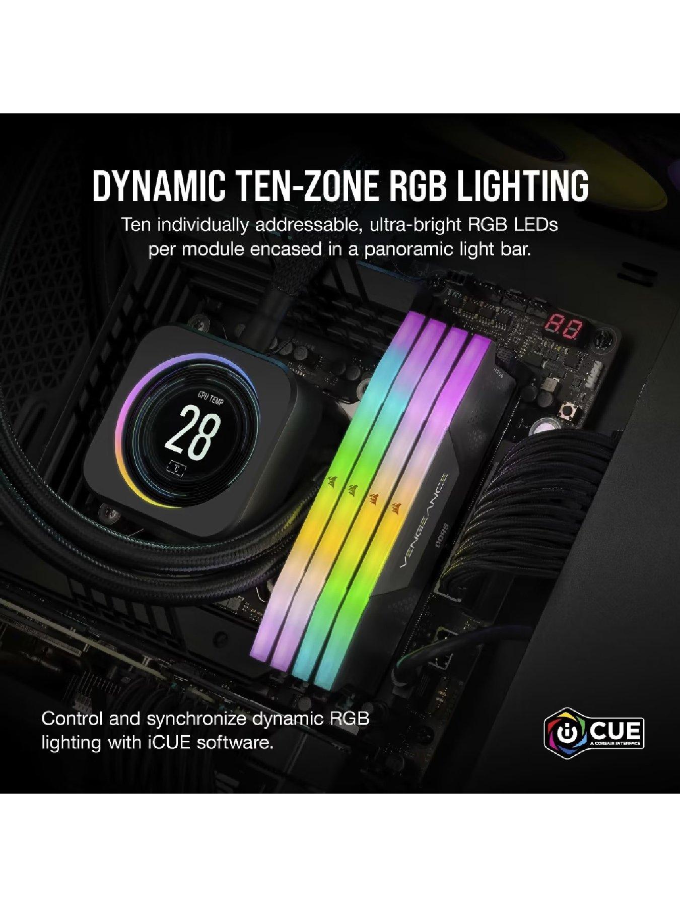 Image 4 of 6 of CORSAIR DDR5 5600 VENG RGB BLK 32GB&nbsp; (2x16GB)