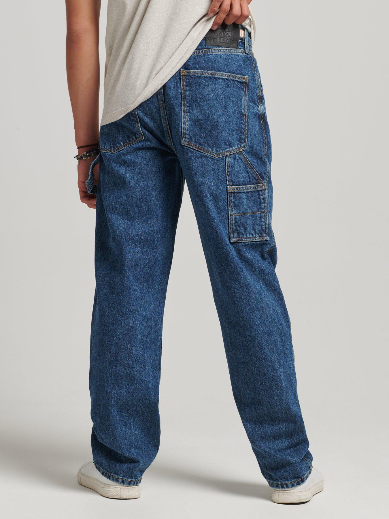 EIGHTYFIVE BAGGY JEANS WITH LOOP - Relaxed fit jeans - vintage