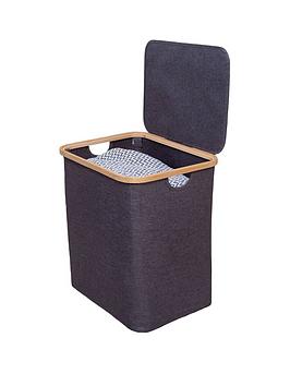 Product photograph of Addis Bamboo Laundry Hamper 70 Litre from very.co.uk