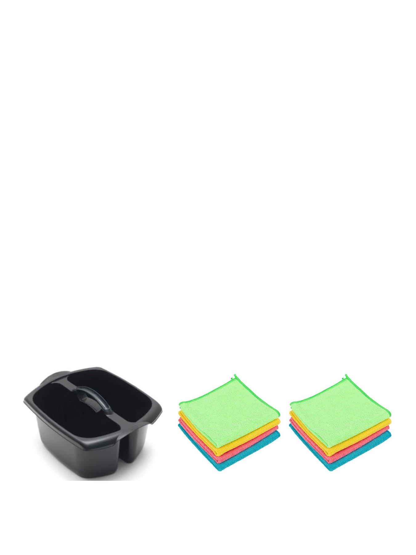 3 Compartment Cleaning Caddy Bucket Tool Supply Organizer With Handl