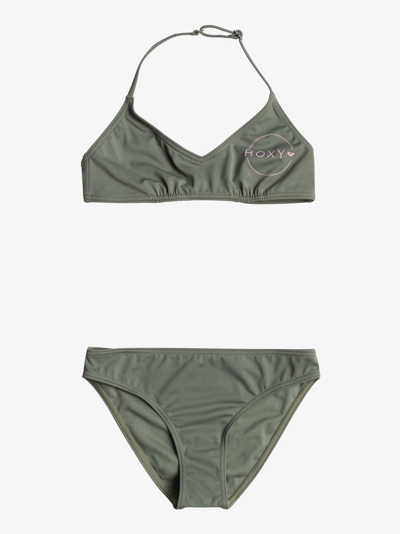 undefined Girls Chlorine Resistant Two Piece Swimsuit - Green