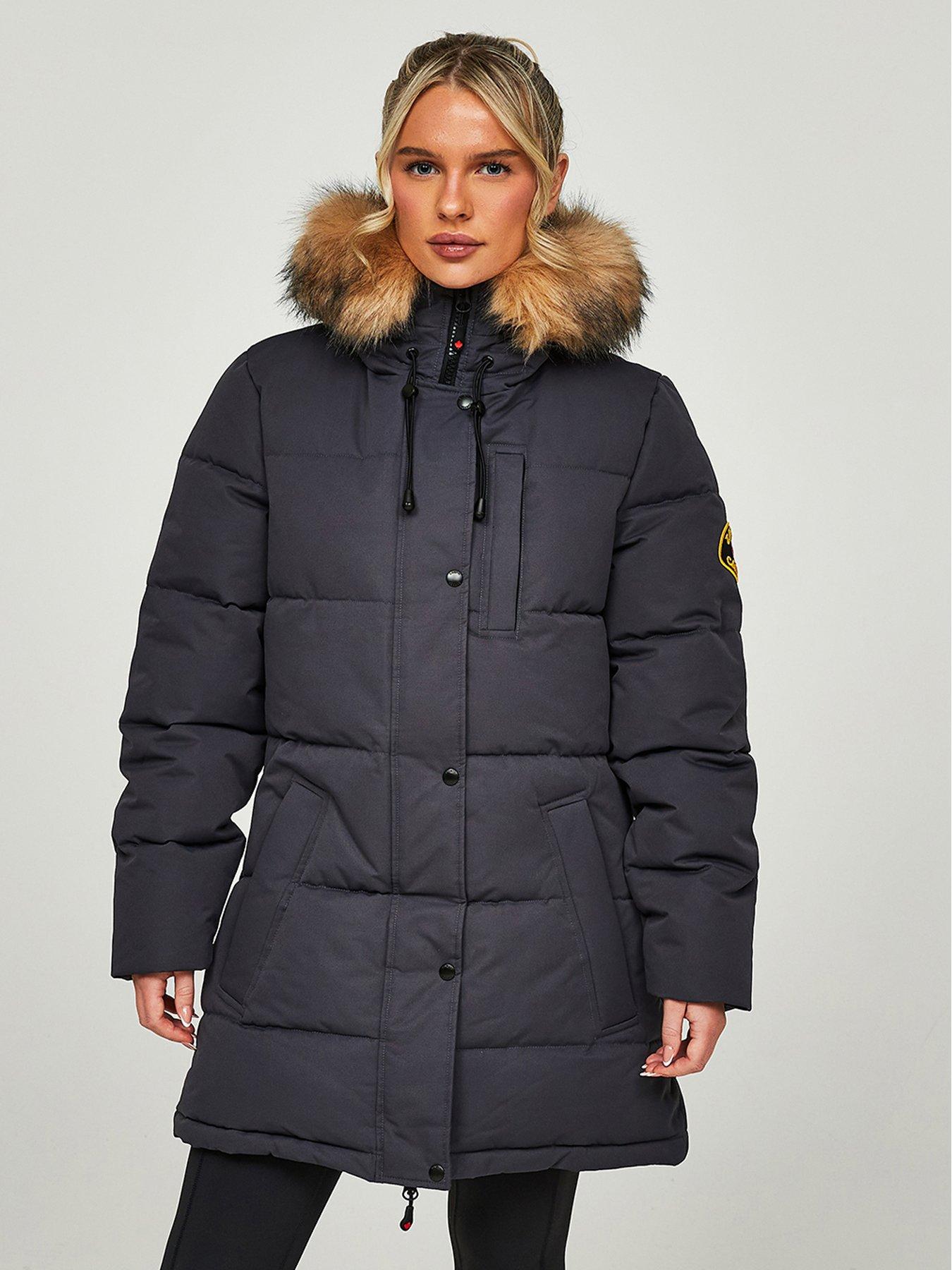 undefined Goshawa Padded Parka - Grey