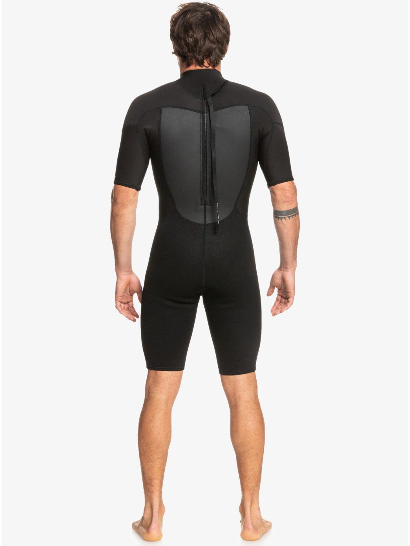Image 2 of 6 of Quiksilver Mens 2/2 Prologue Short Sleeve Spring Wetsuit - Black