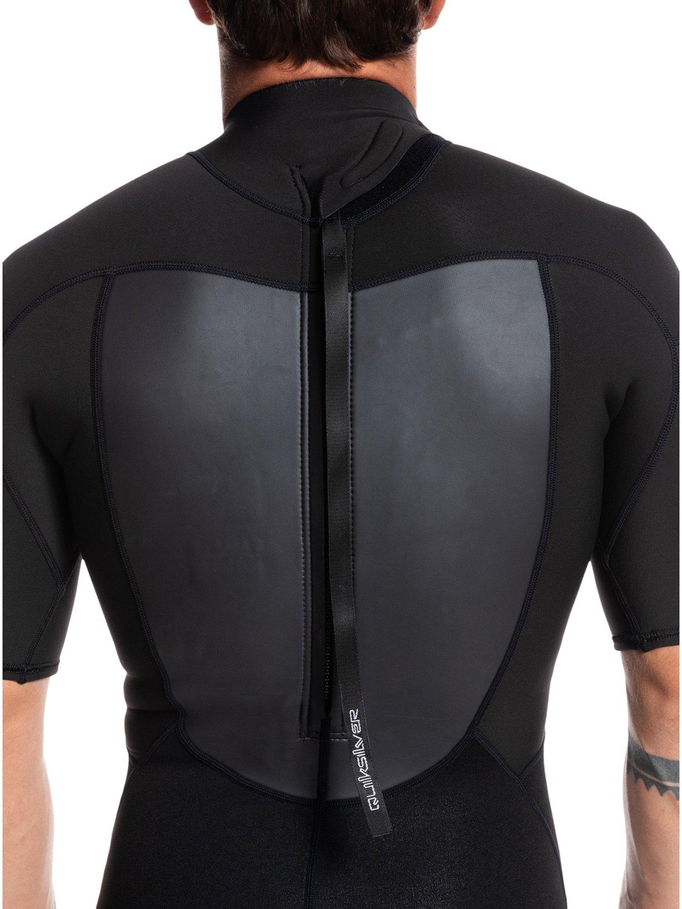 Image 4 of 6 of Quiksilver Mens 2/2 Prologue Short Sleeve Spring Wetsuit - Black