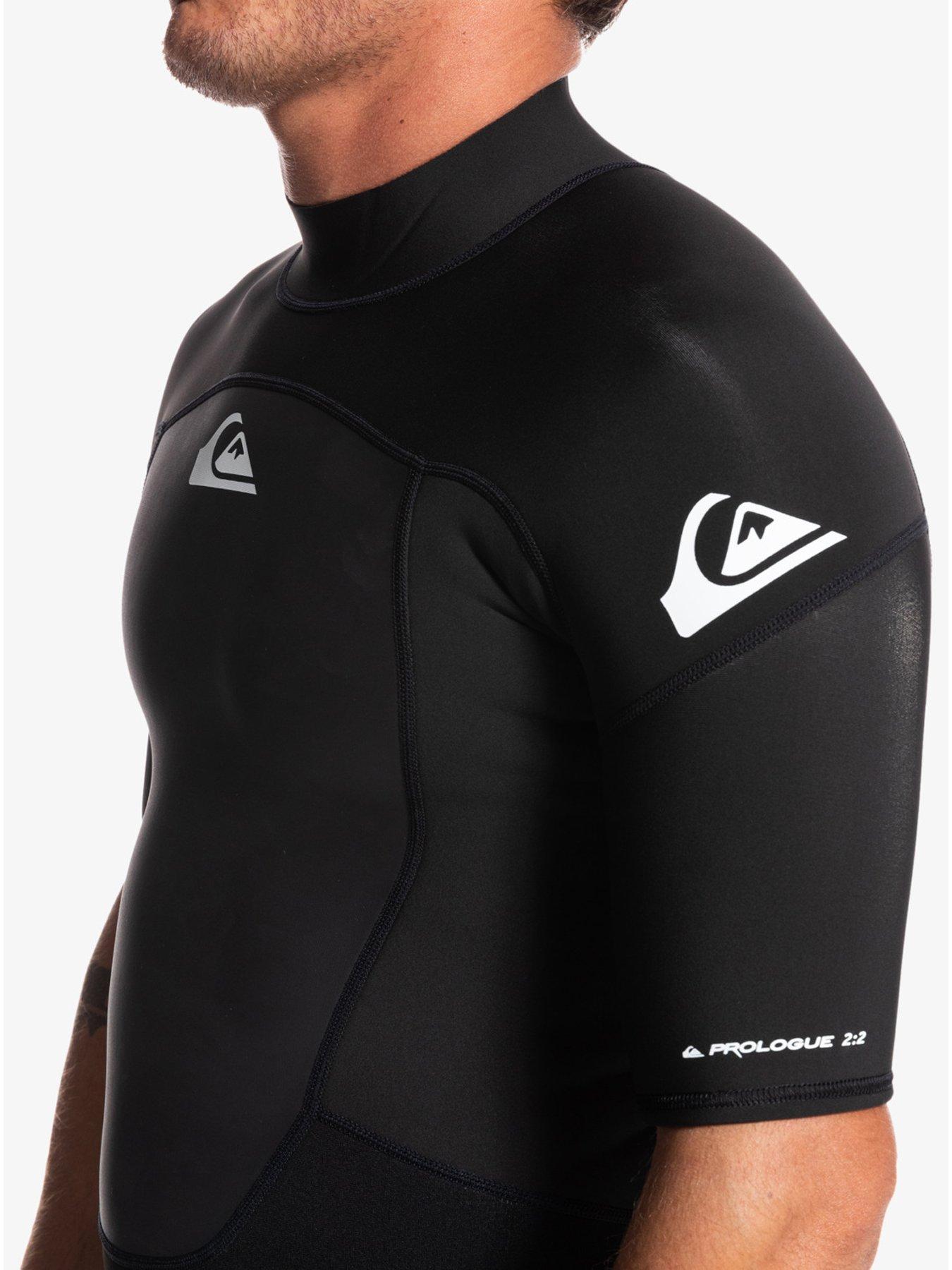 Image 5 of 6 of Quiksilver Mens 2/2 Prologue Short Sleeve Spring Wetsuit - Black