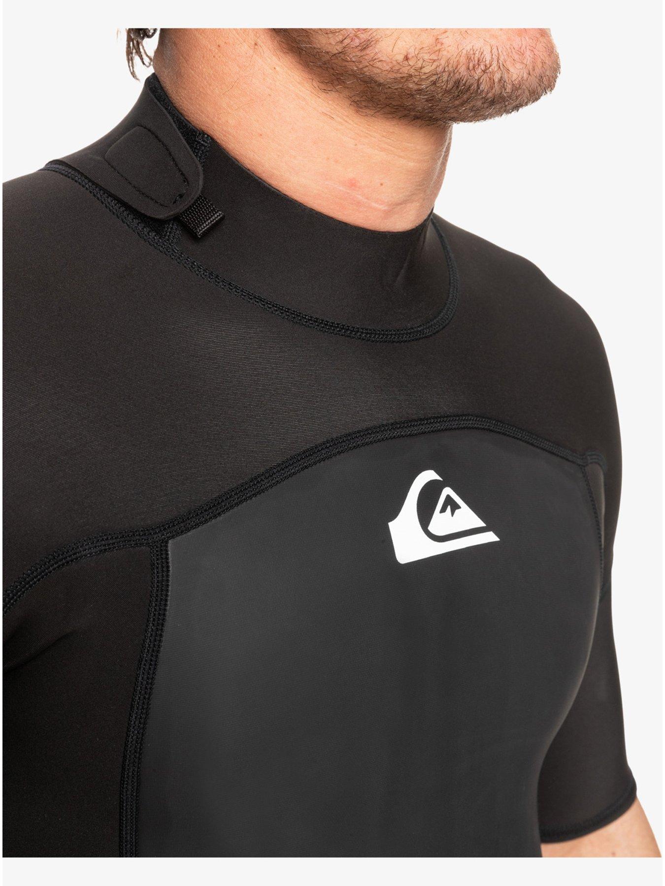 Image 6 of 6 of Quiksilver Mens 2/2 Prologue Short Sleeve Spring Wetsuit - Black
