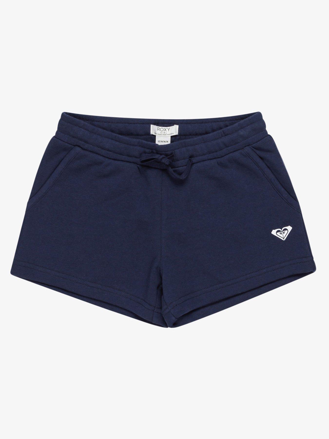 Roxy Girls Regular Fit Fully Elasticated Waist Jogger Shorts Navy Very