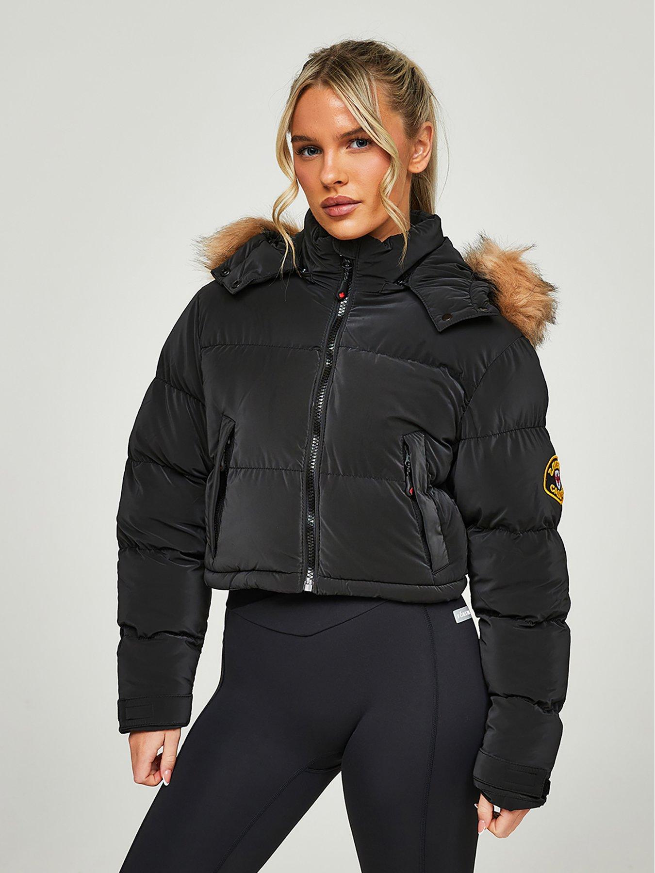 undefined Bellucci 20 Cropped Padded Jacket - Black