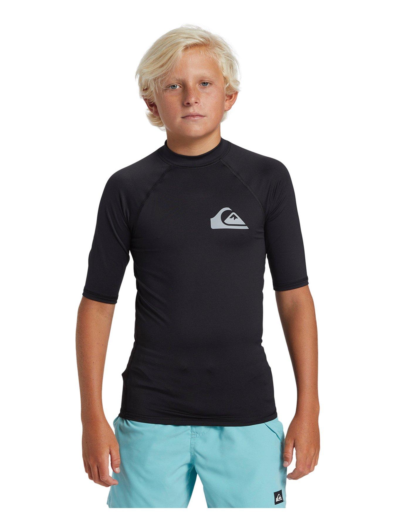 Quiksilver Boys 8 16 Surf Shirt (Black) main image 0